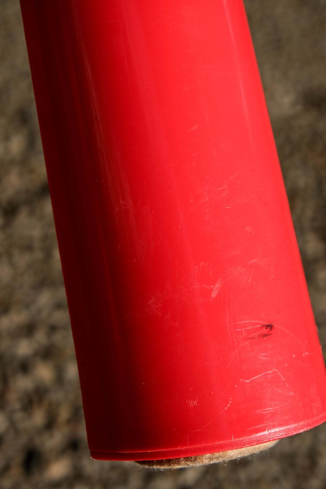 Kartell 'Stooble' Tripod Stool by Anna Castelli Ferrieri – Red, 1980