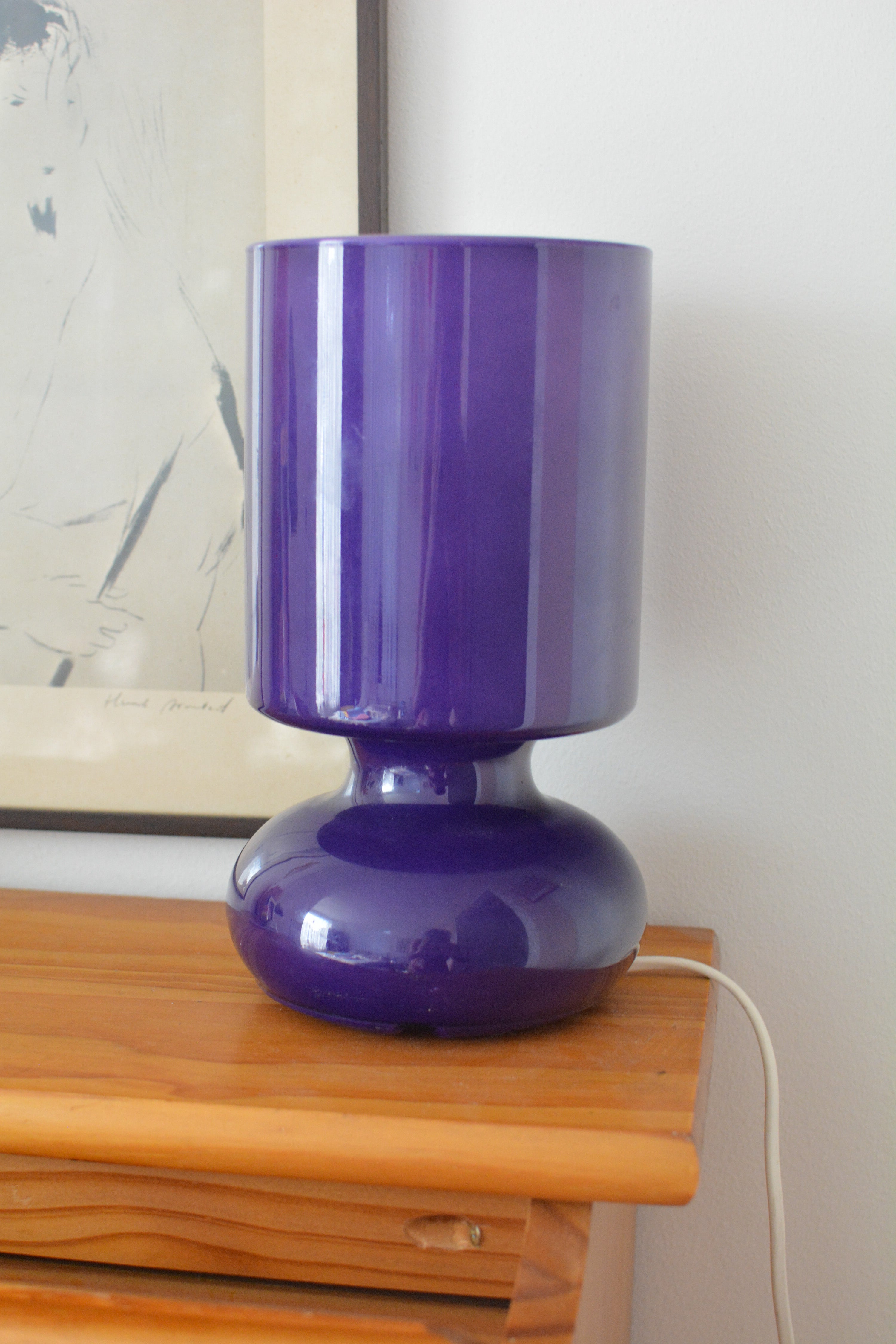 Purple lykta lamp