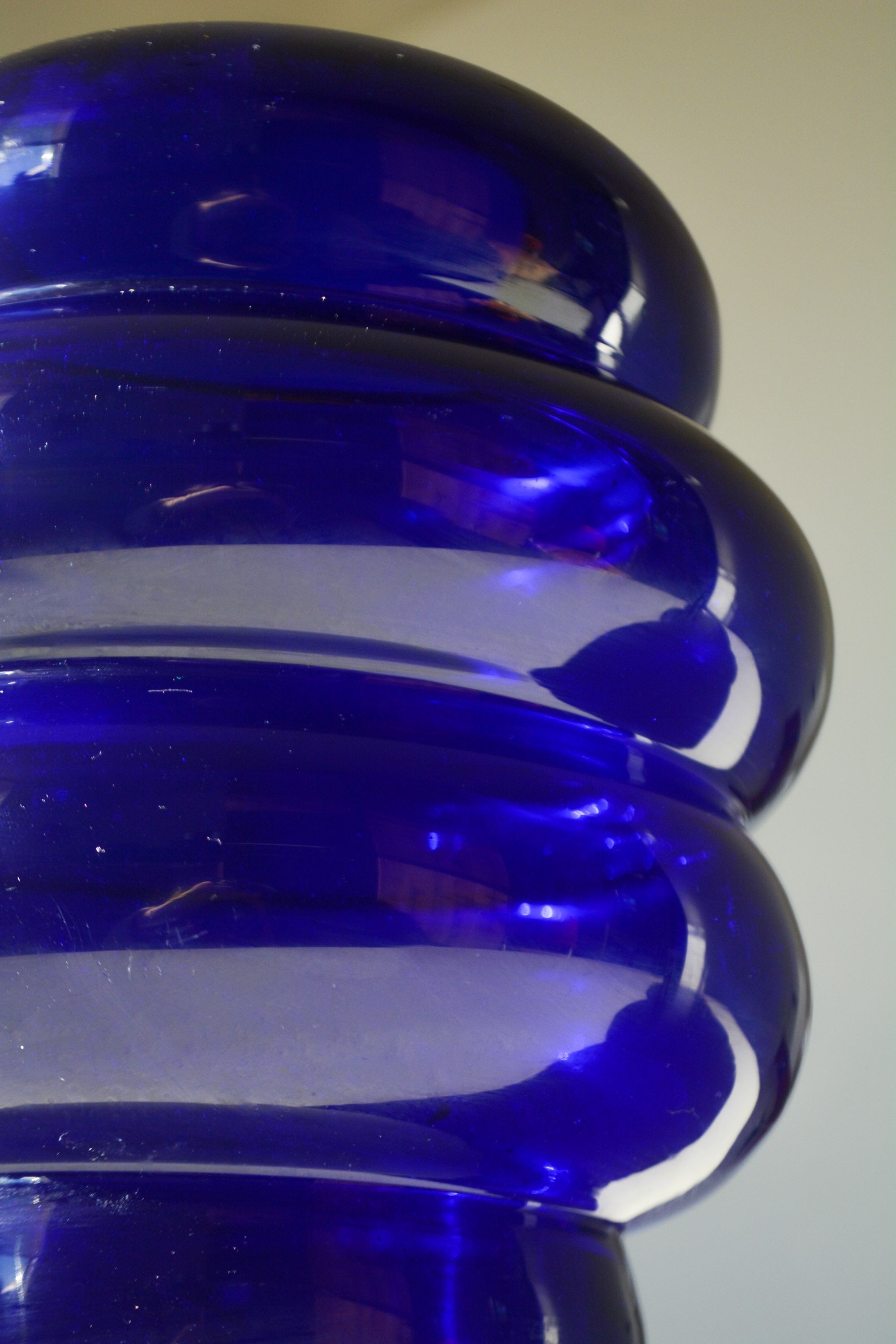 Anne Nilsson 'Solstrale' series - Cobalt blue glass vase