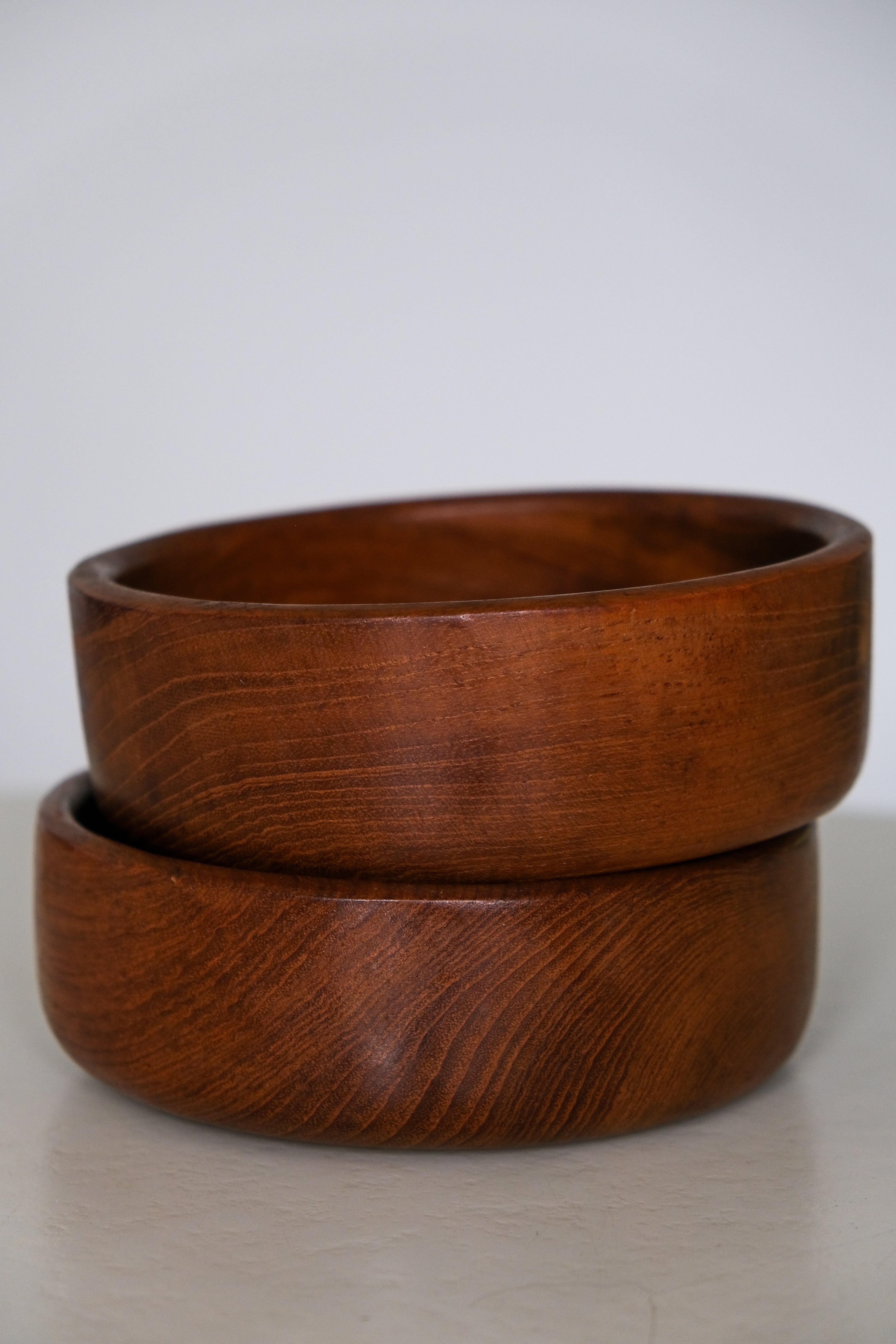 Teak wood bowl