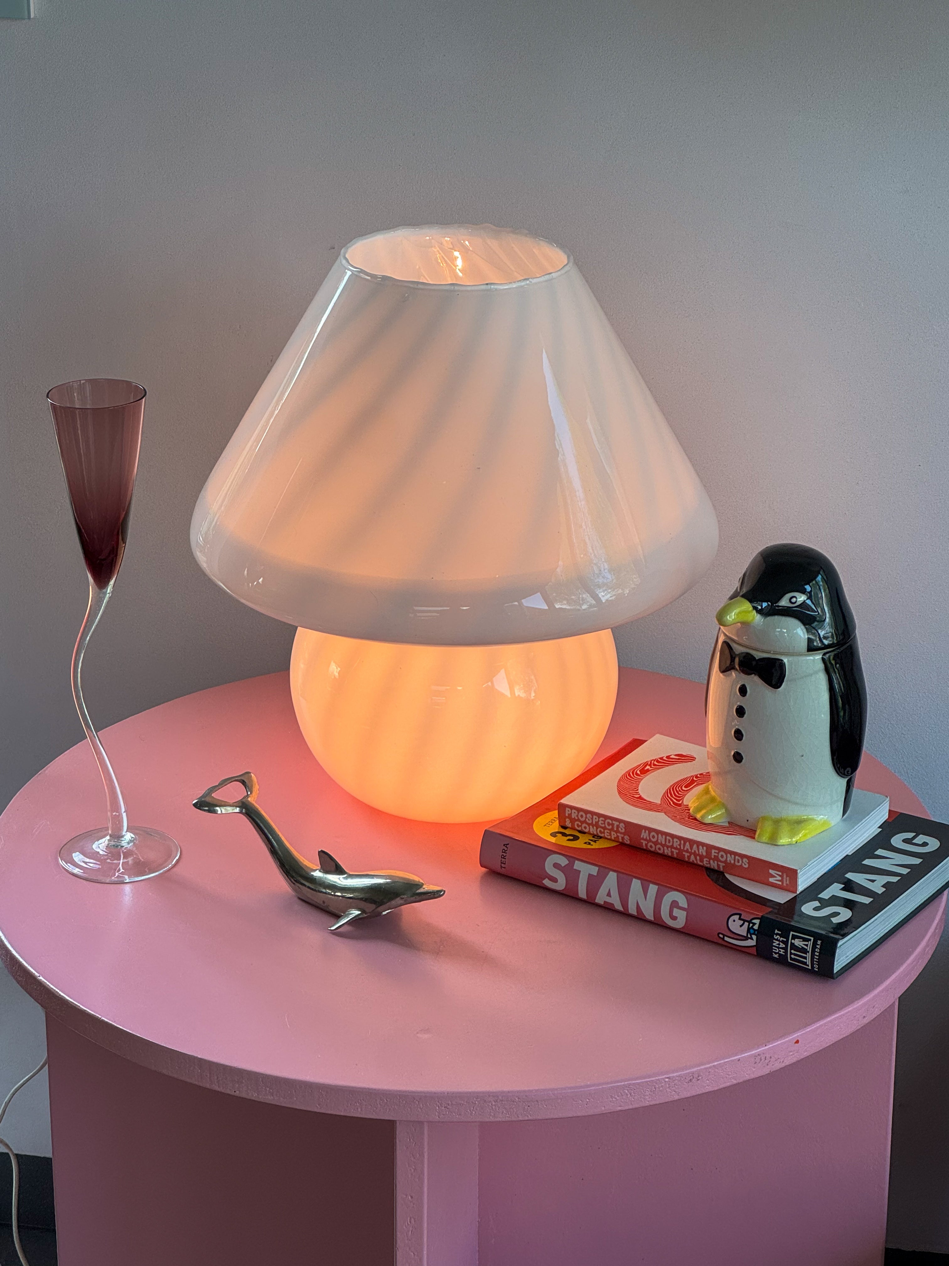XL Vetri Murano mushroom lamp
