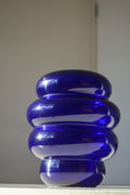 Anne Nilsson 'Solstrale' series - Cobalt blue glass vase