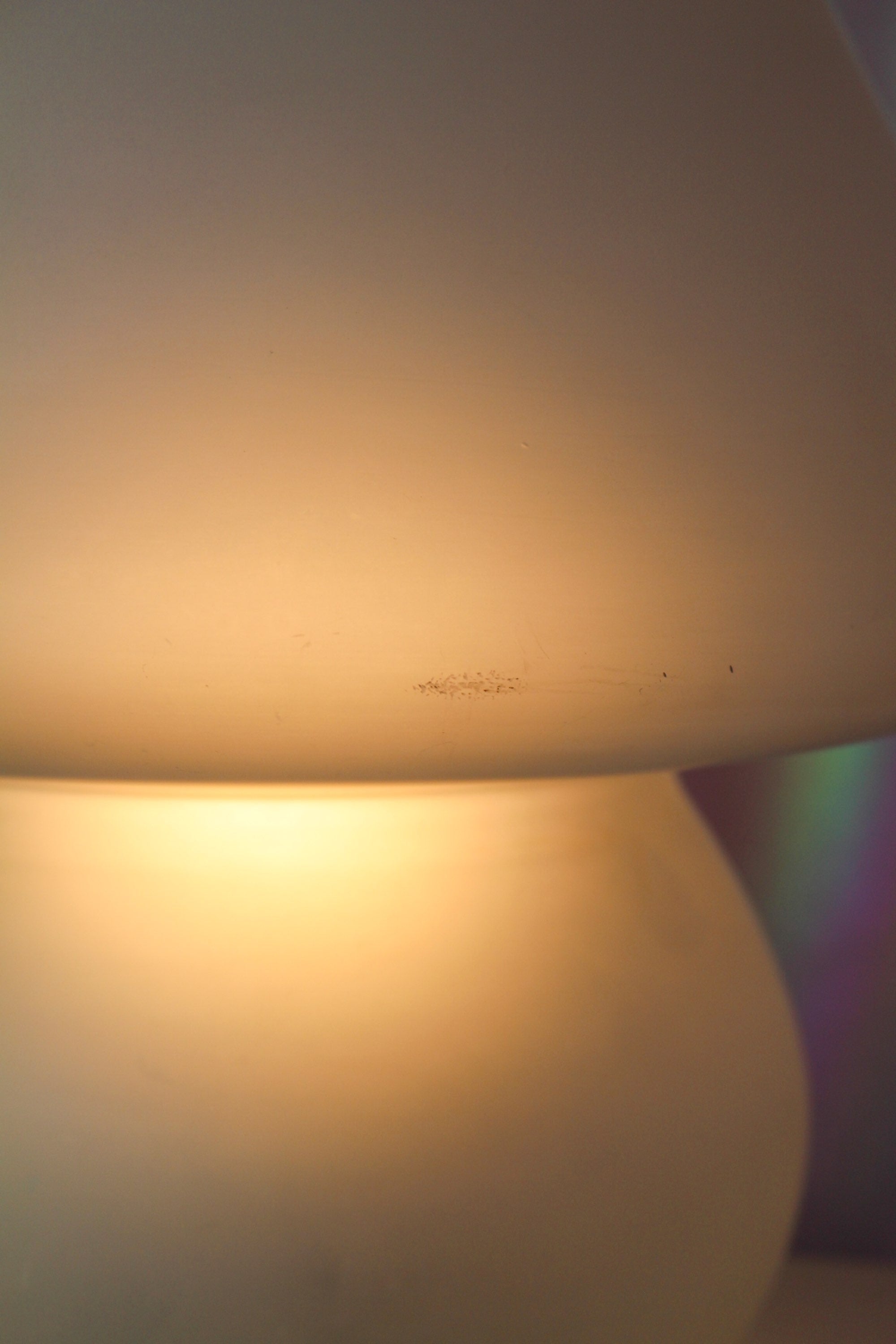 Matte mushroom lamp