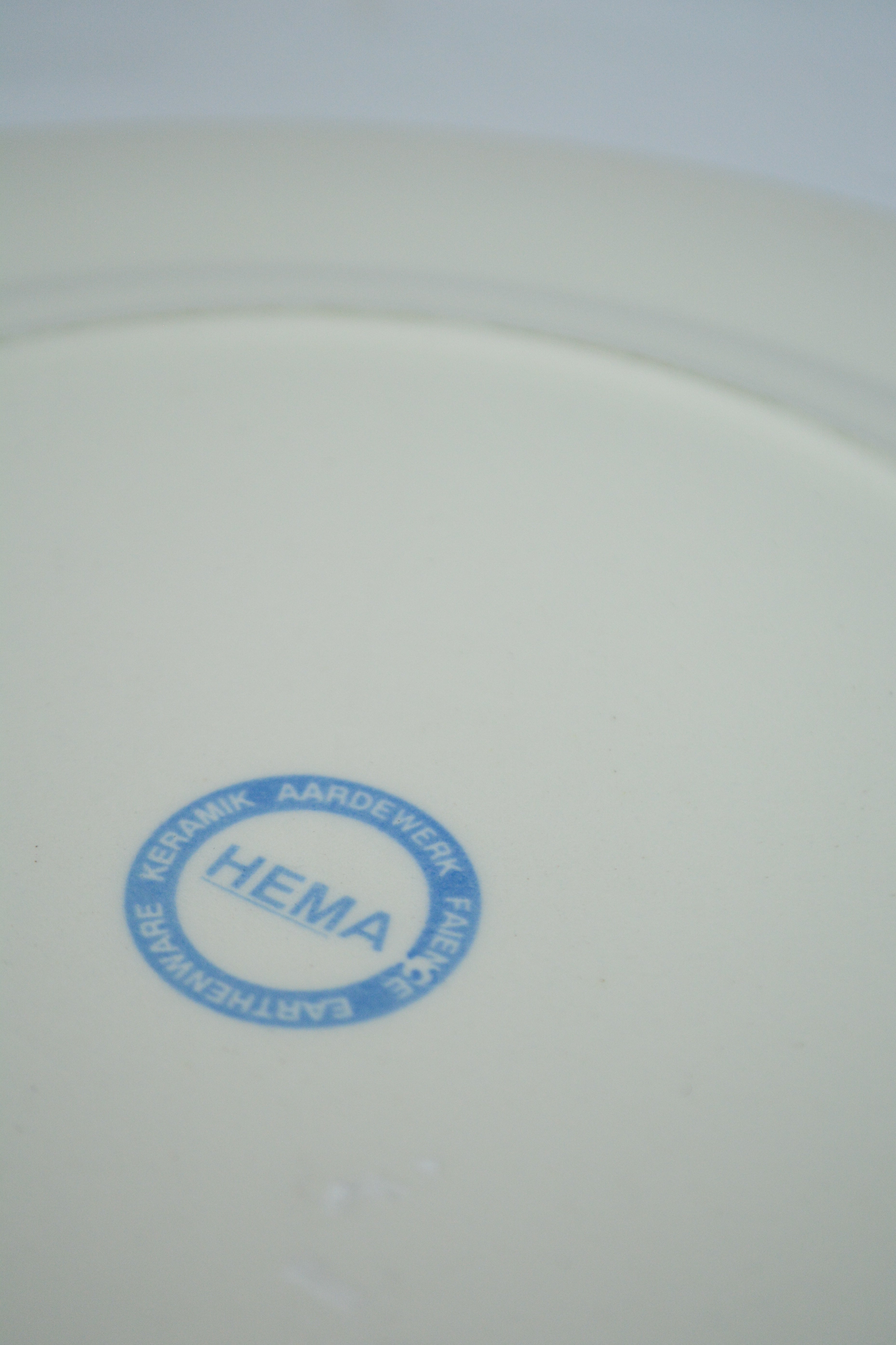 Set of four breakfast plates