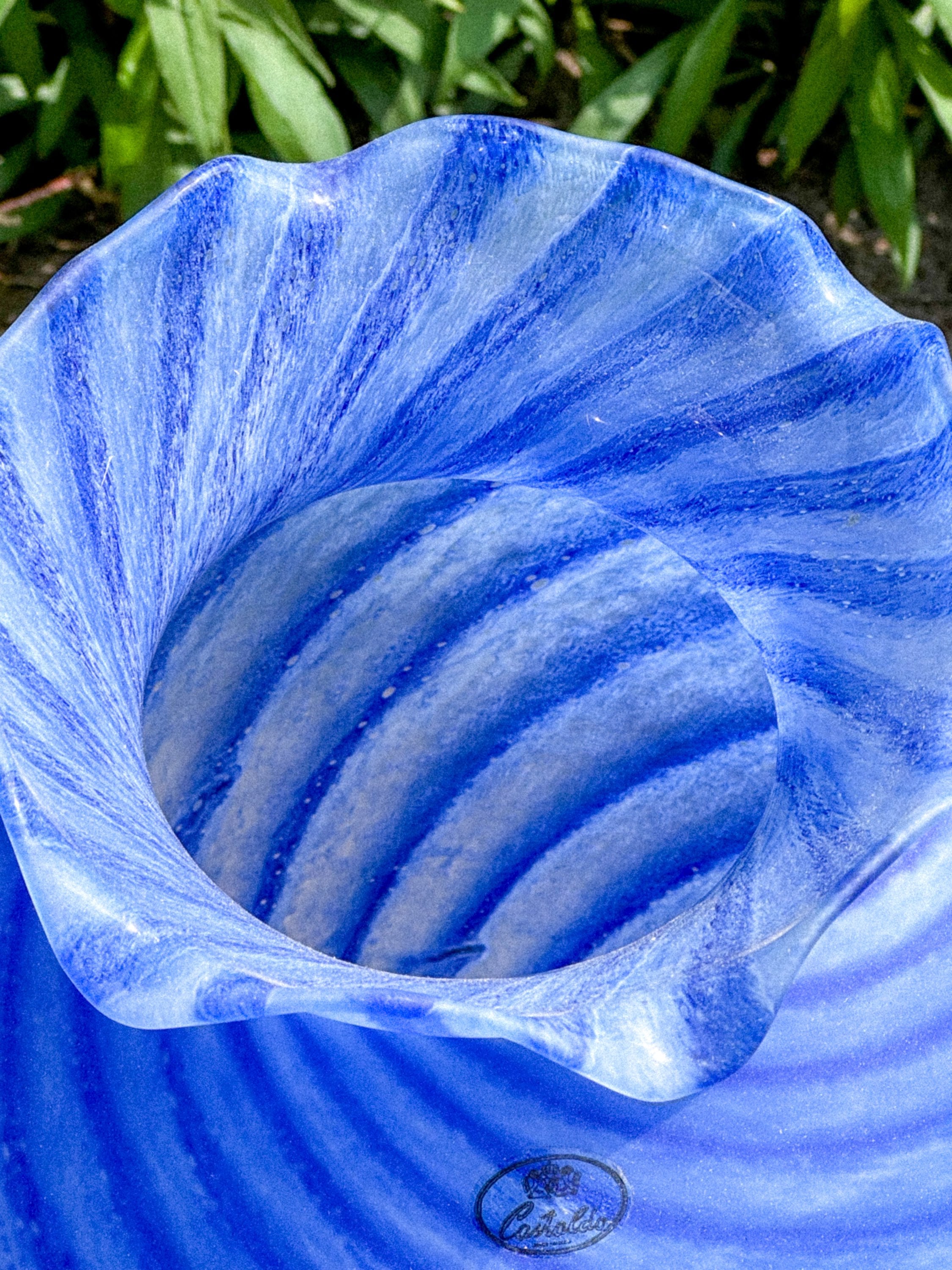 Large Italian glass vase