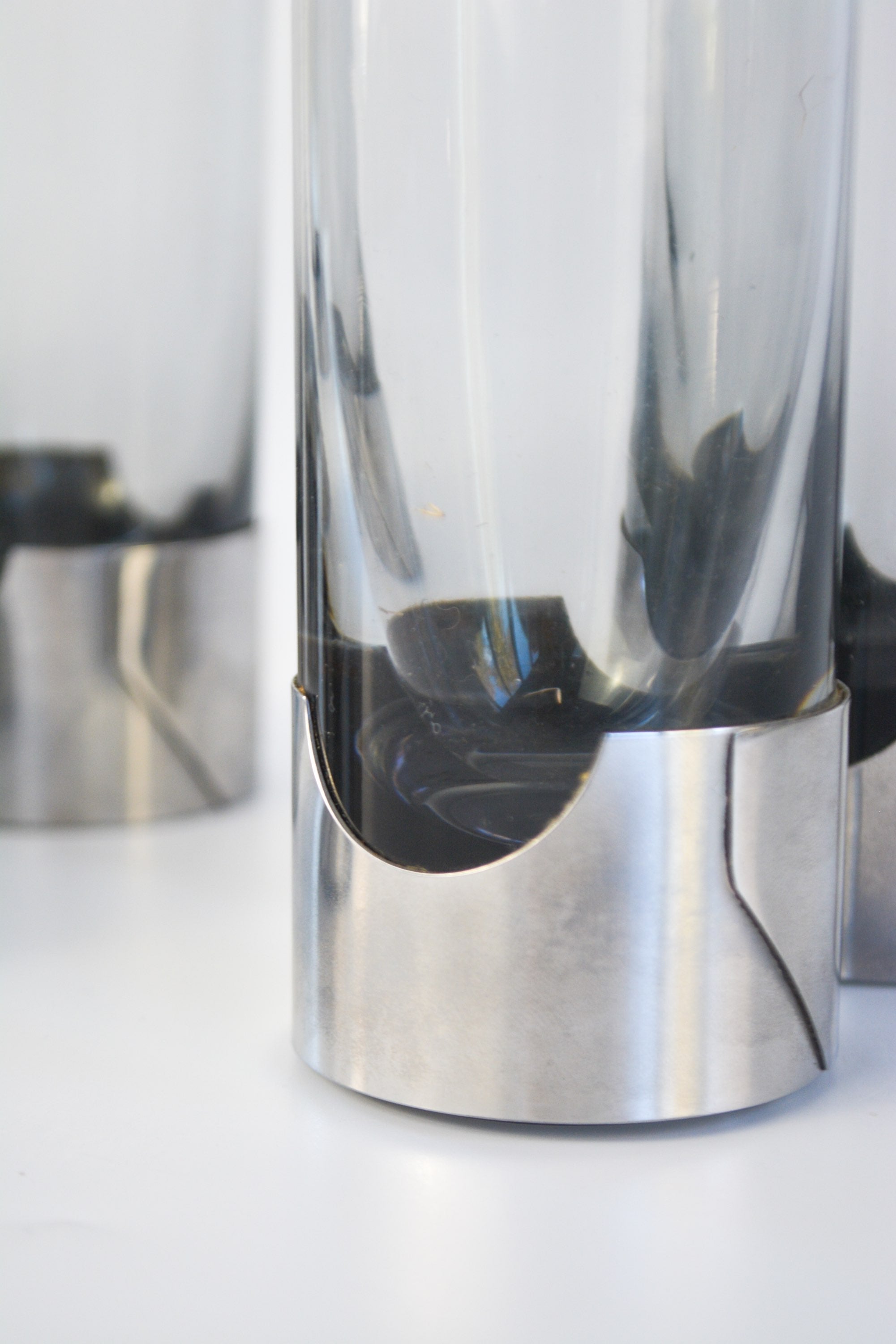 Set of six longdrink glasses