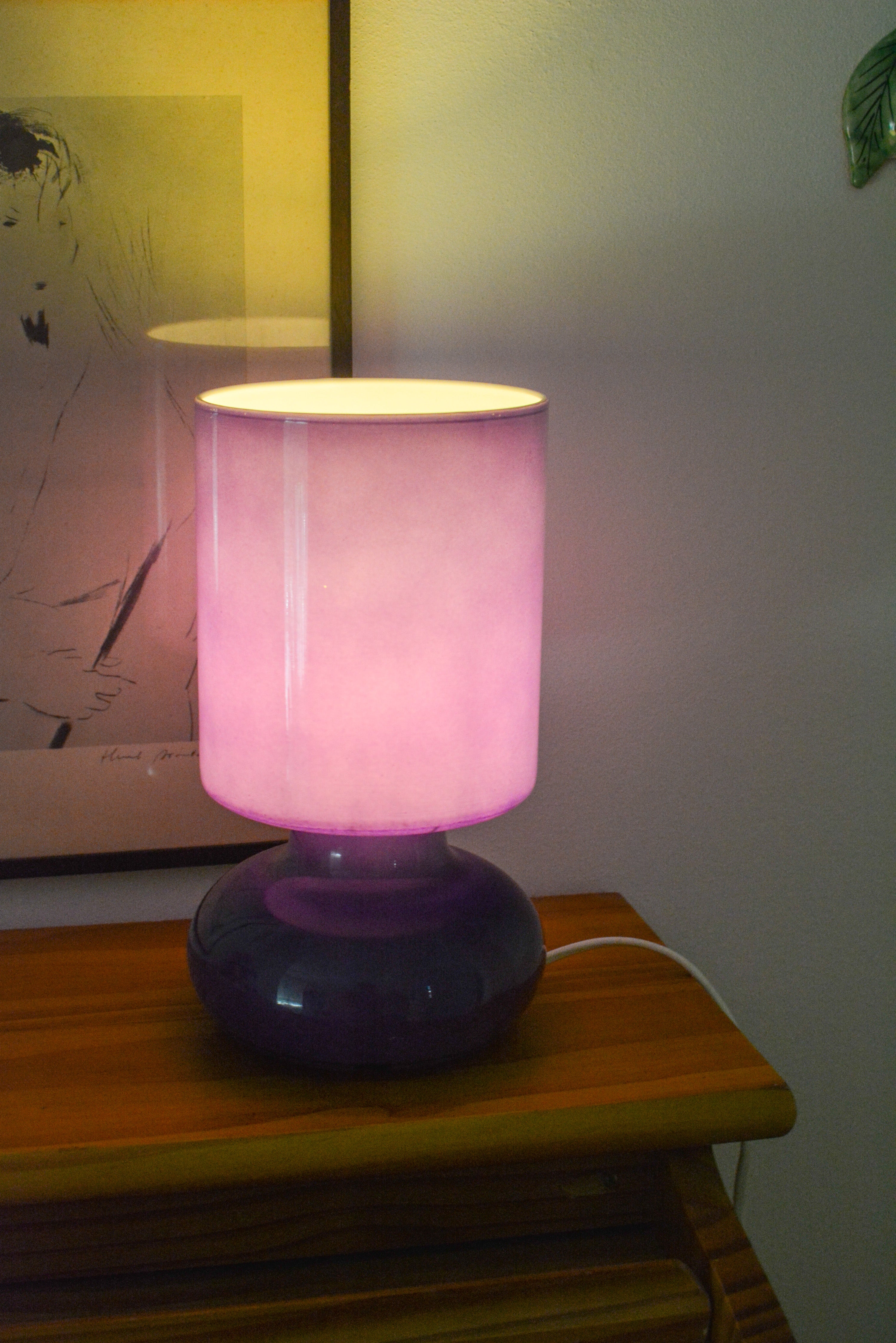 Purple lykta lamp