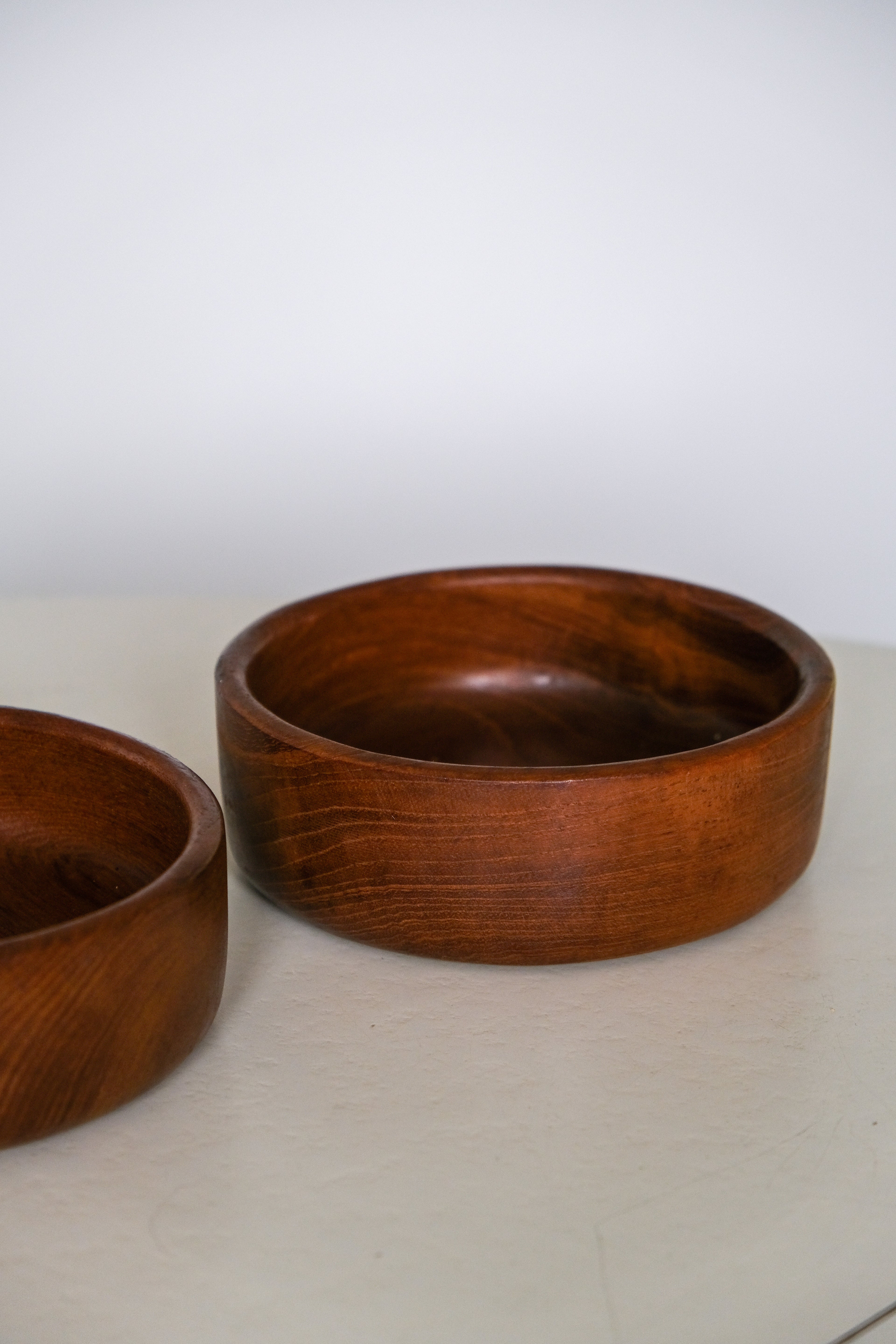 Teak wood bowl