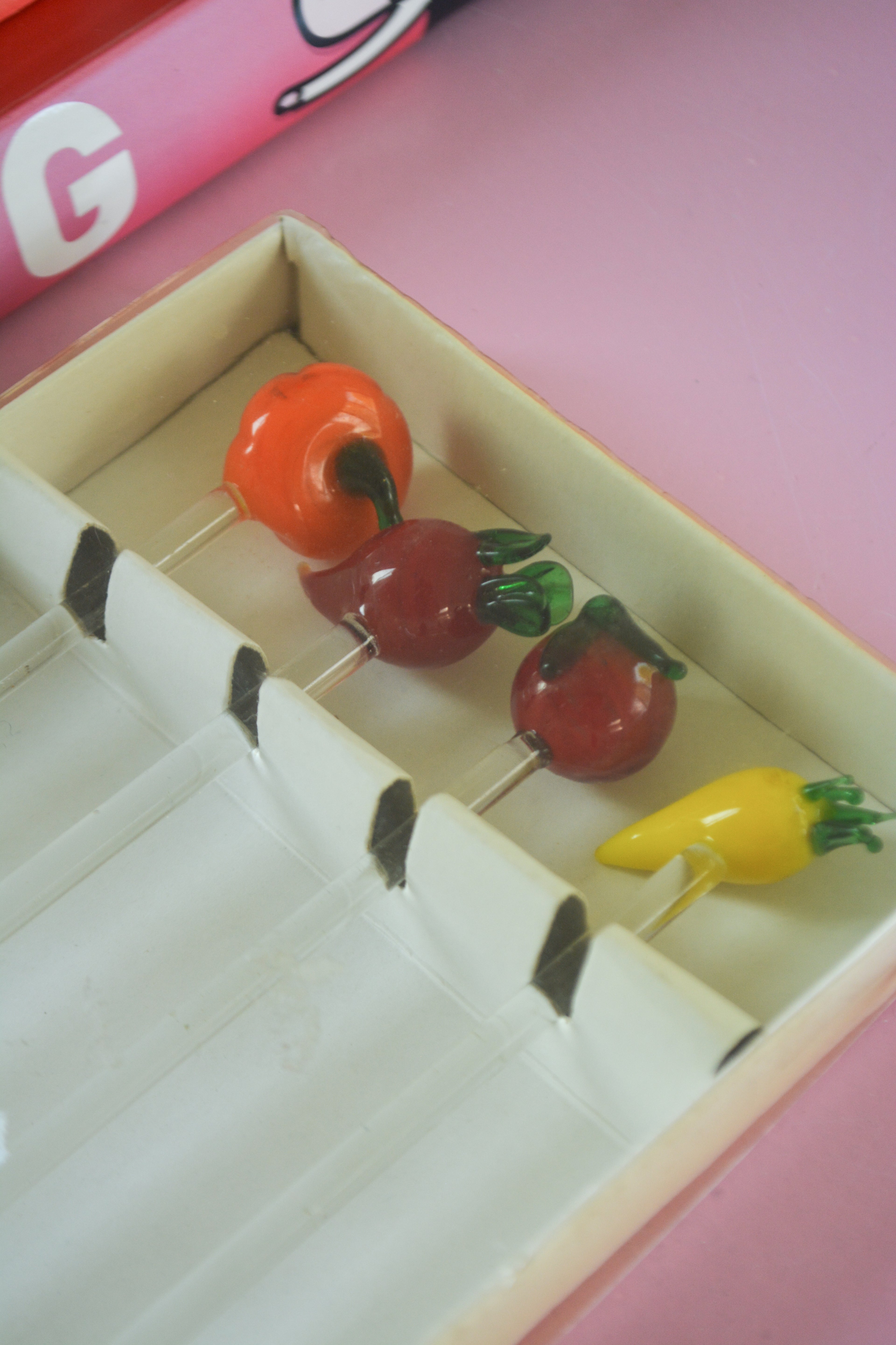 Fruit glass stirrers