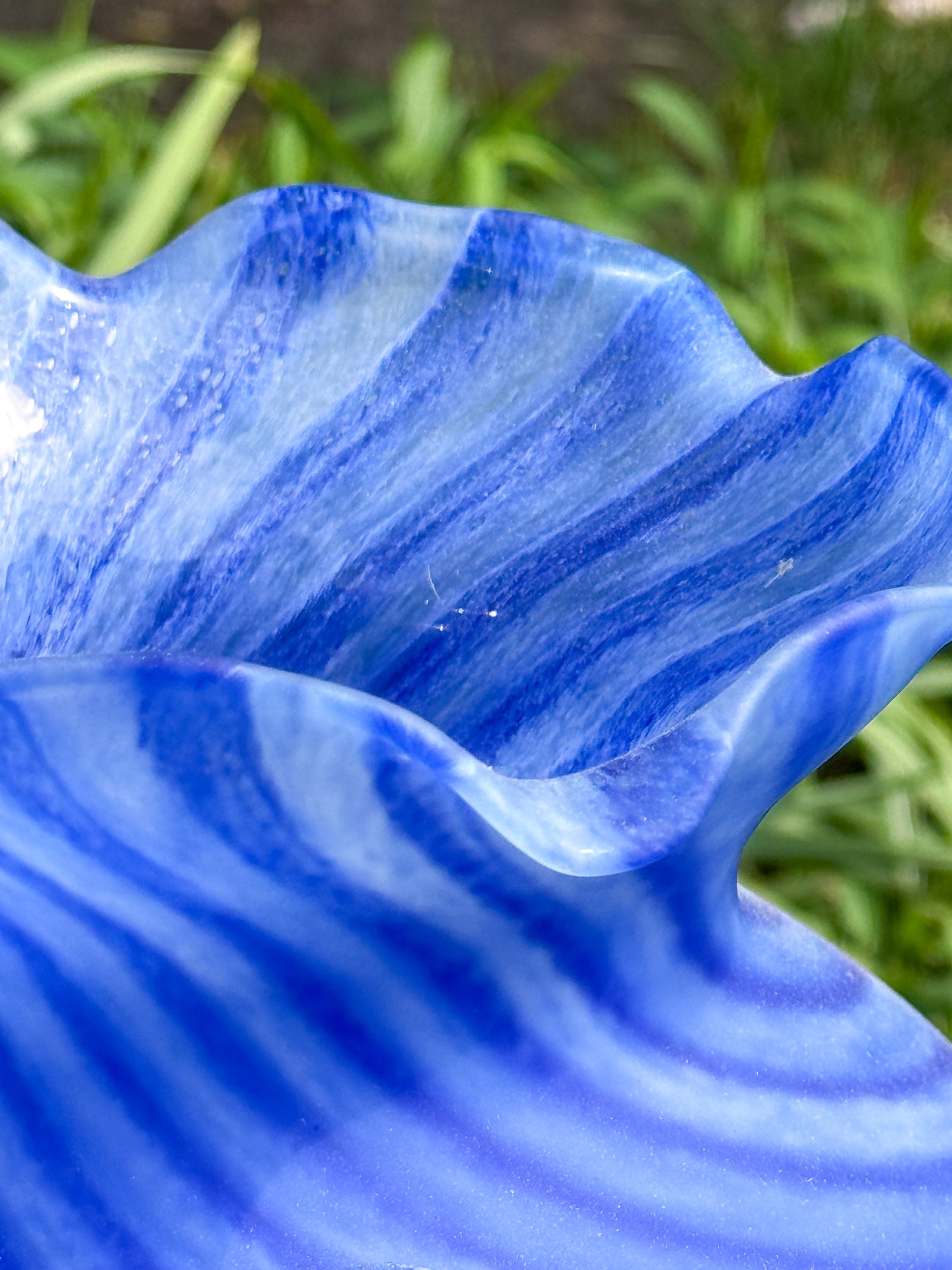 Large Italian glass vase