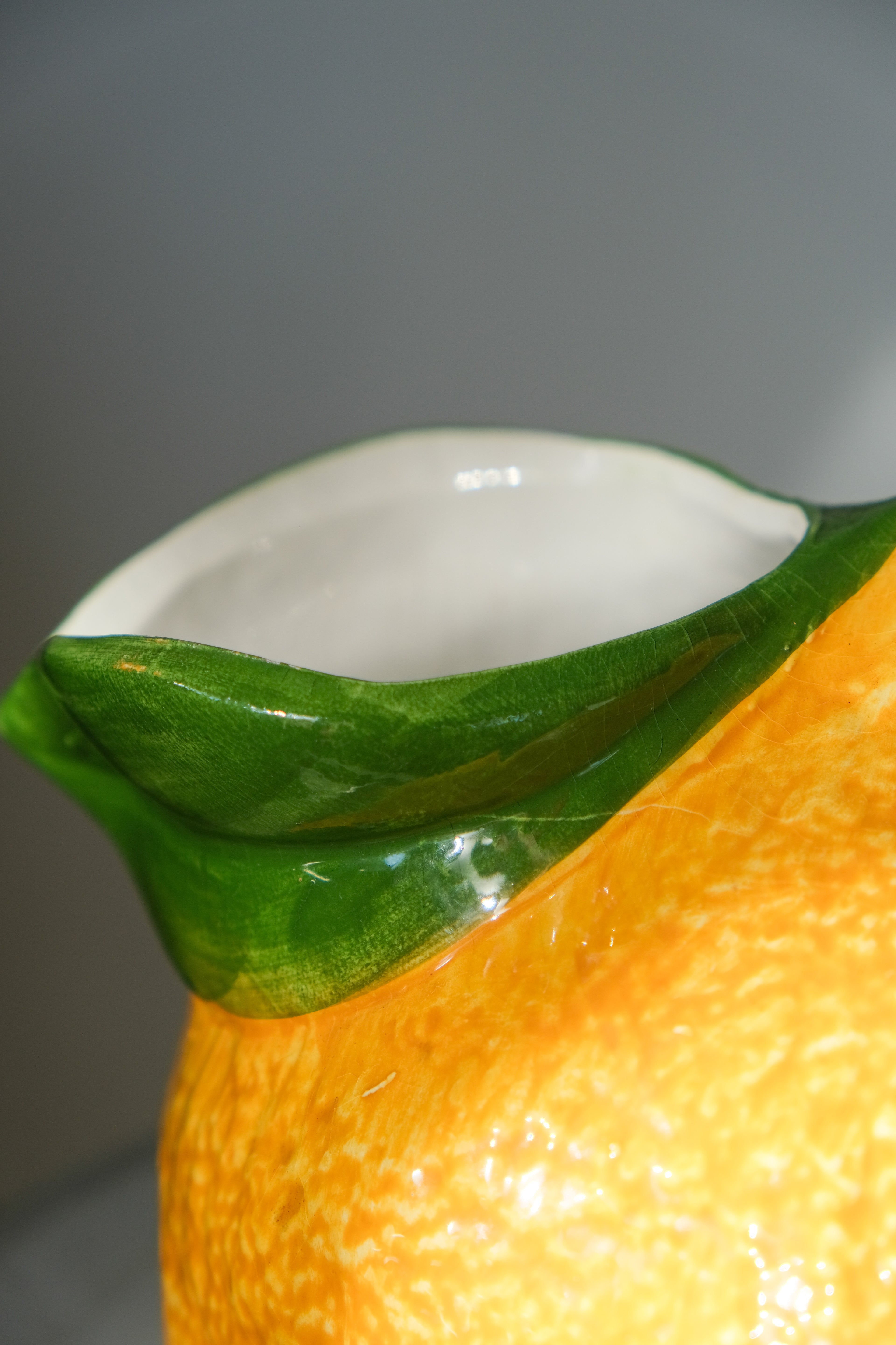 Orange Bassano pitcher