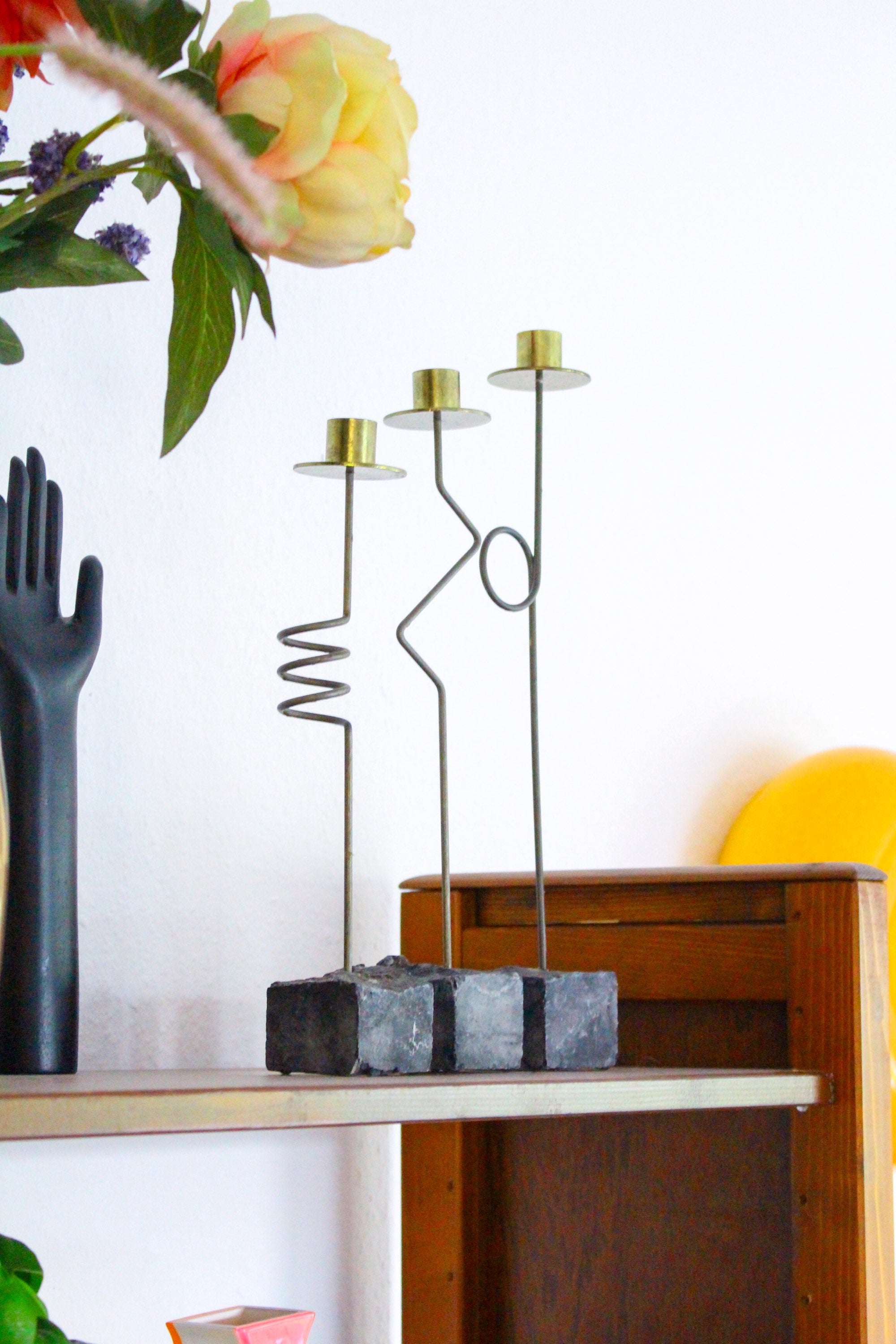 1980’s ‘Kräsen’ candle holders by Ehlen Johansson