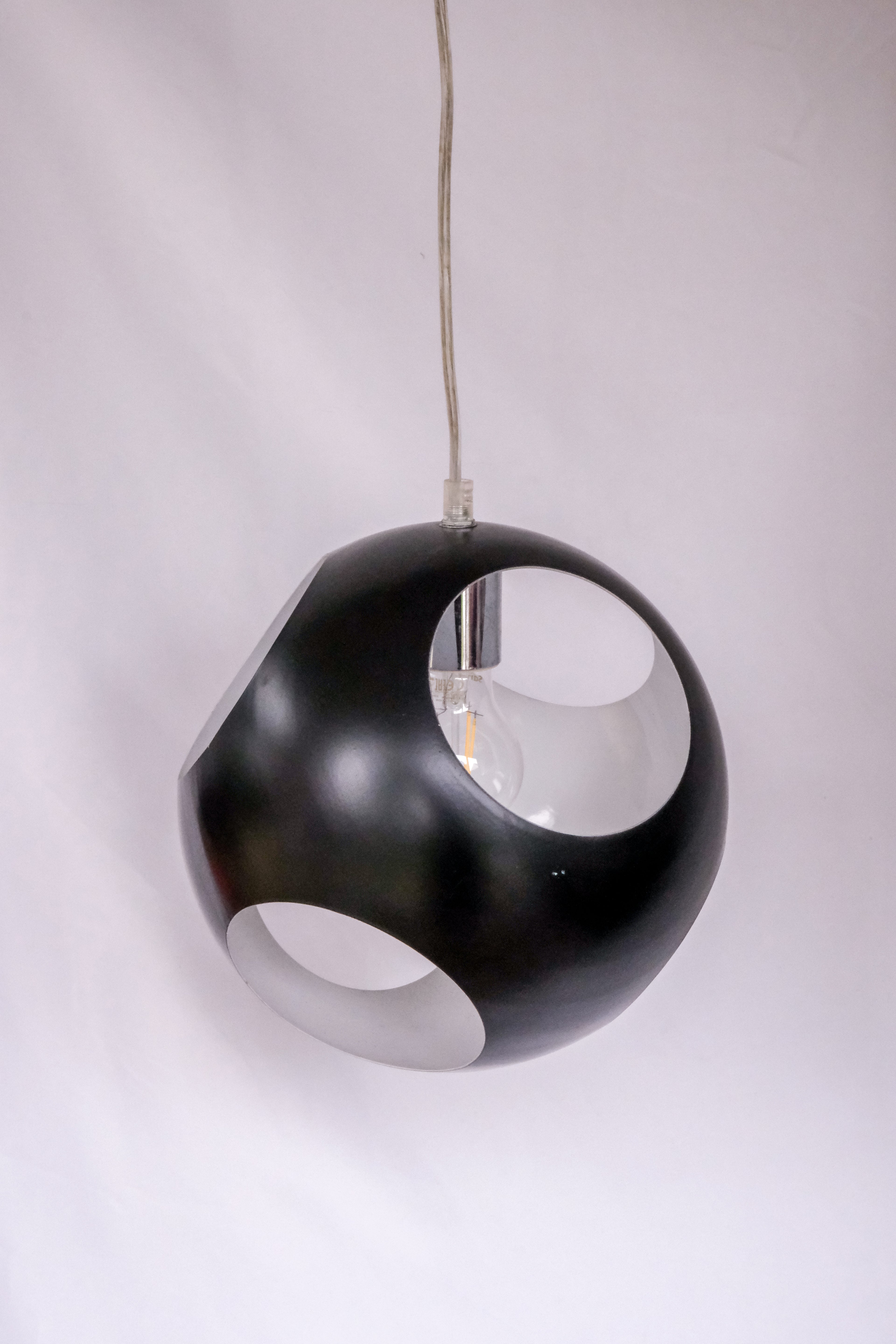 Black ceiling lamp