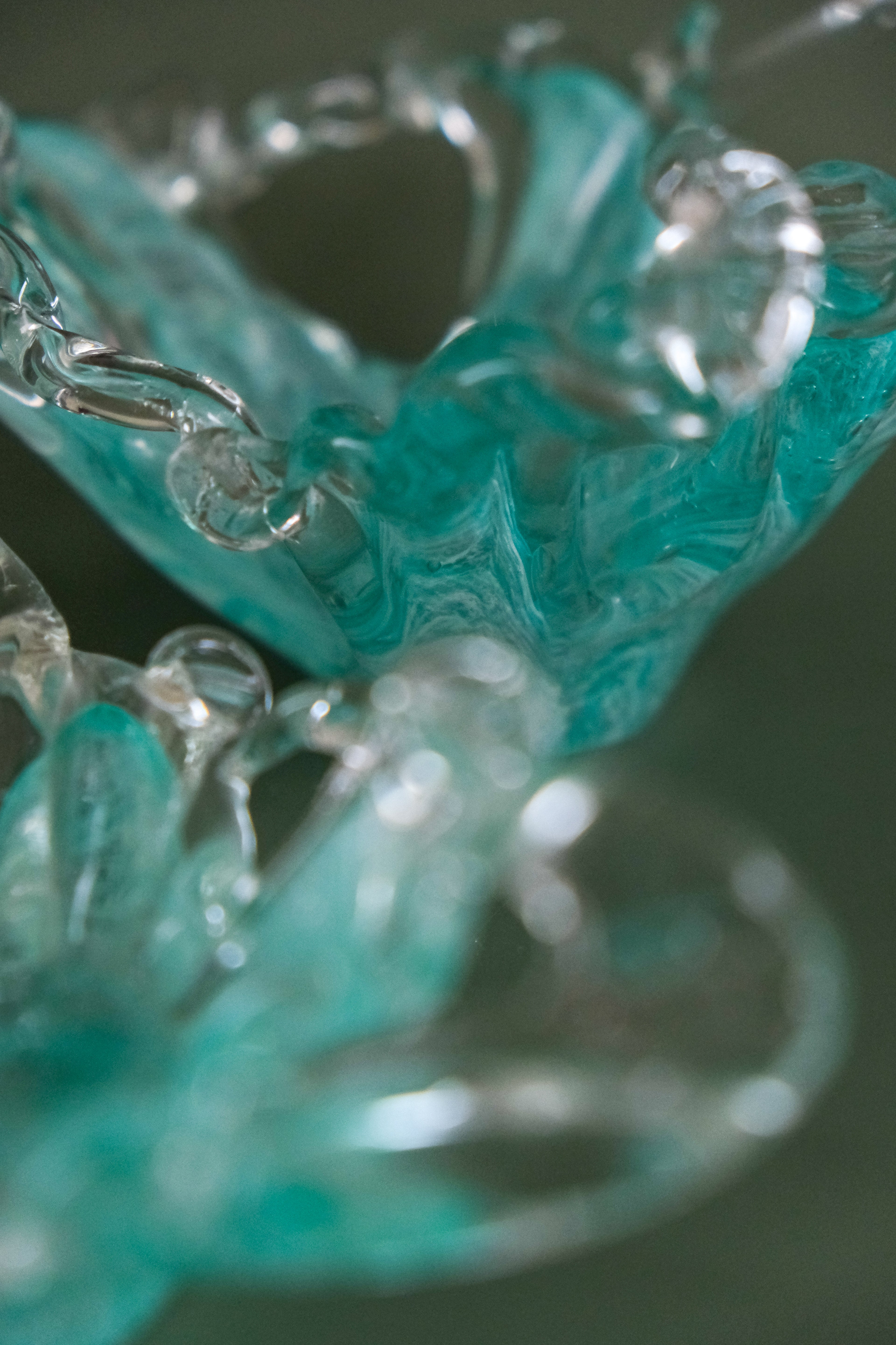 Set of two Italian splash bowls