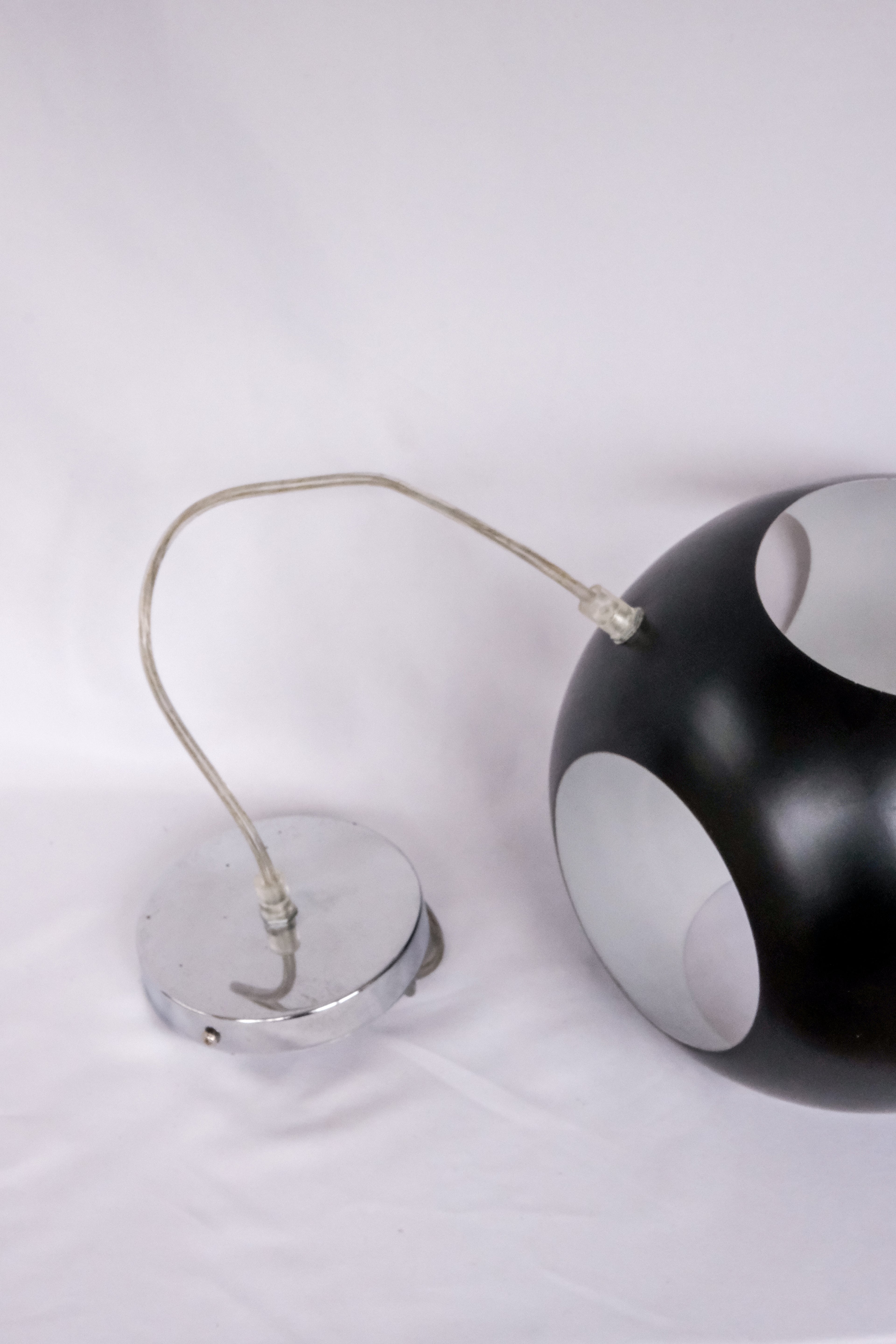 Black ceiling lamp