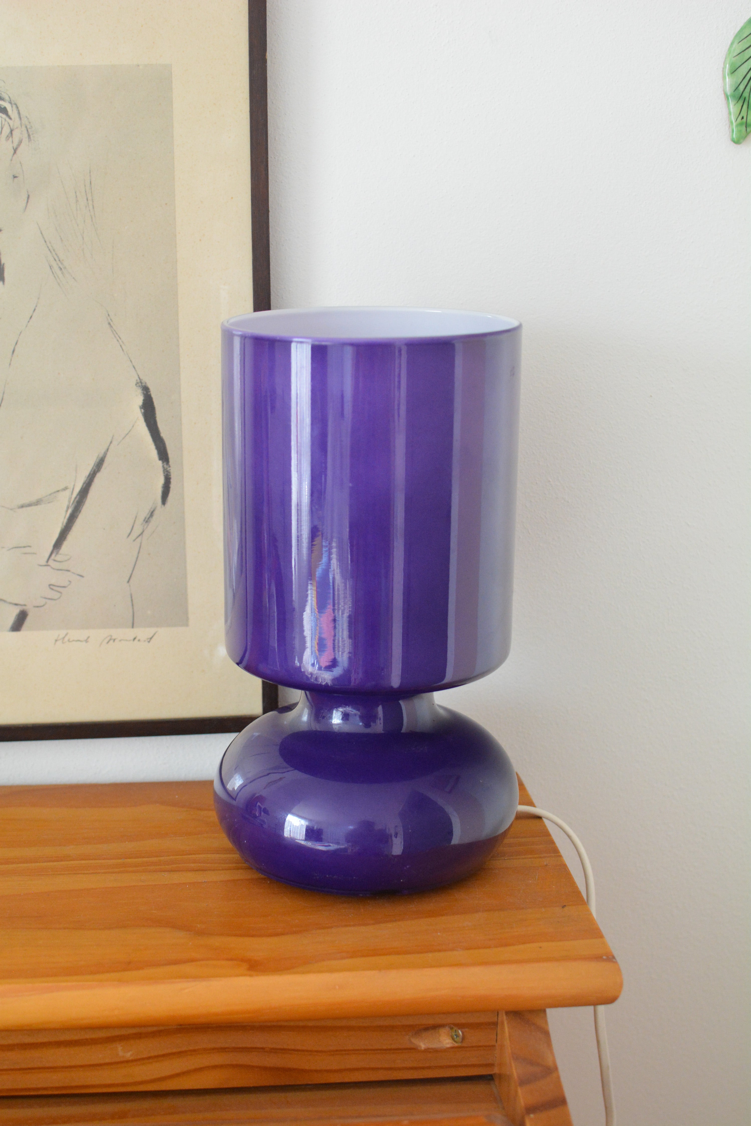 Purple lykta lamp