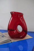 Red donut pitcher