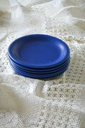 Set of six breakfast plates