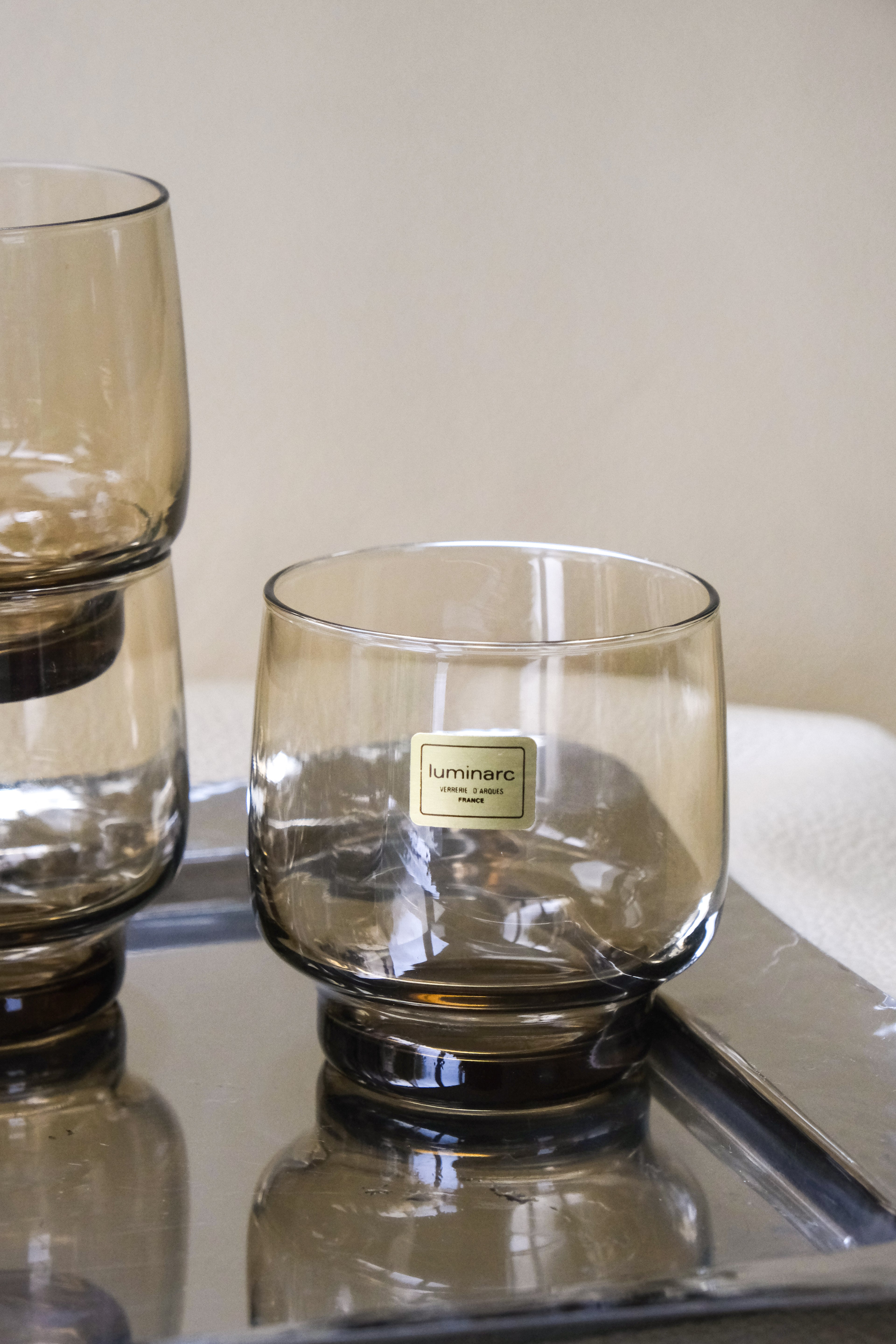 Luminarc smoke glasses