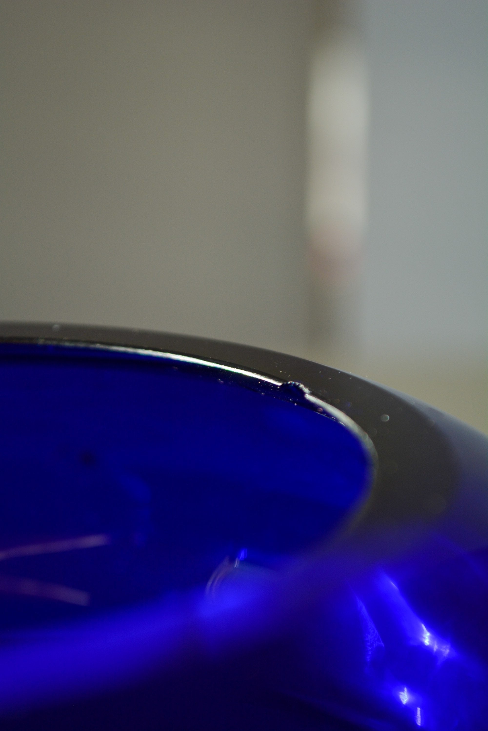 Anne Nilsson 'Solstrale' series - Cobalt blue glass vase