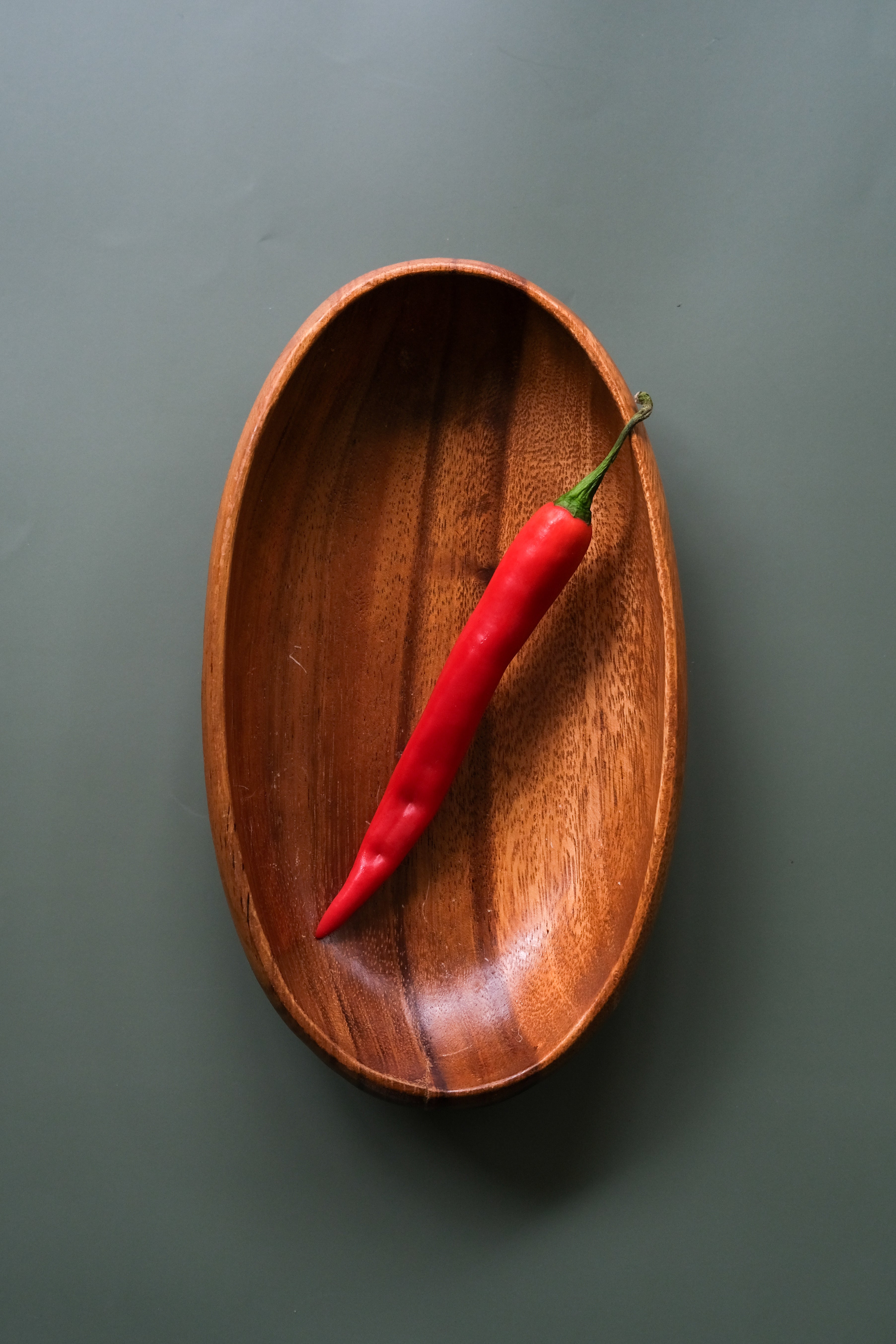 Monkey pod wood bowl