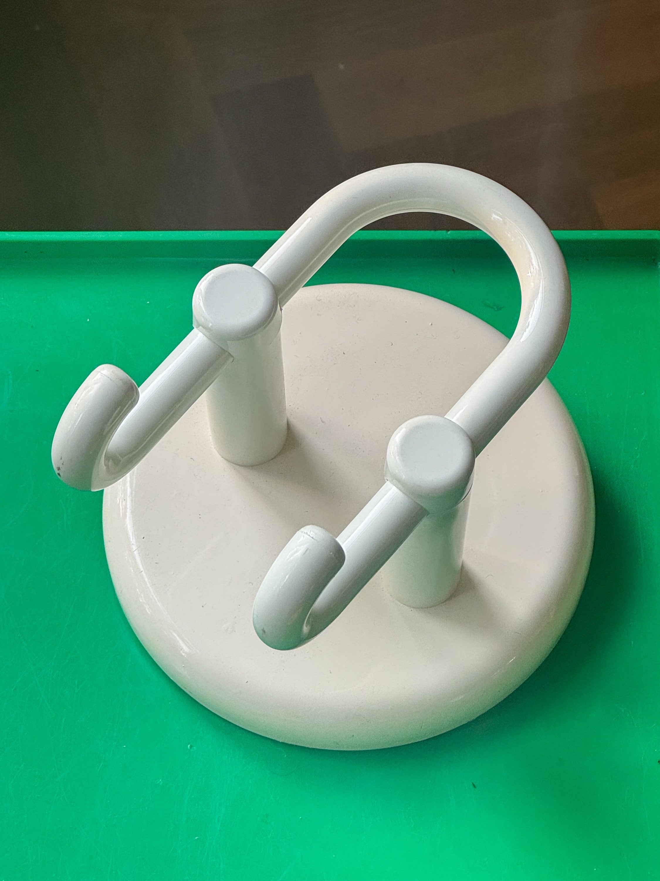 Space age wall hook