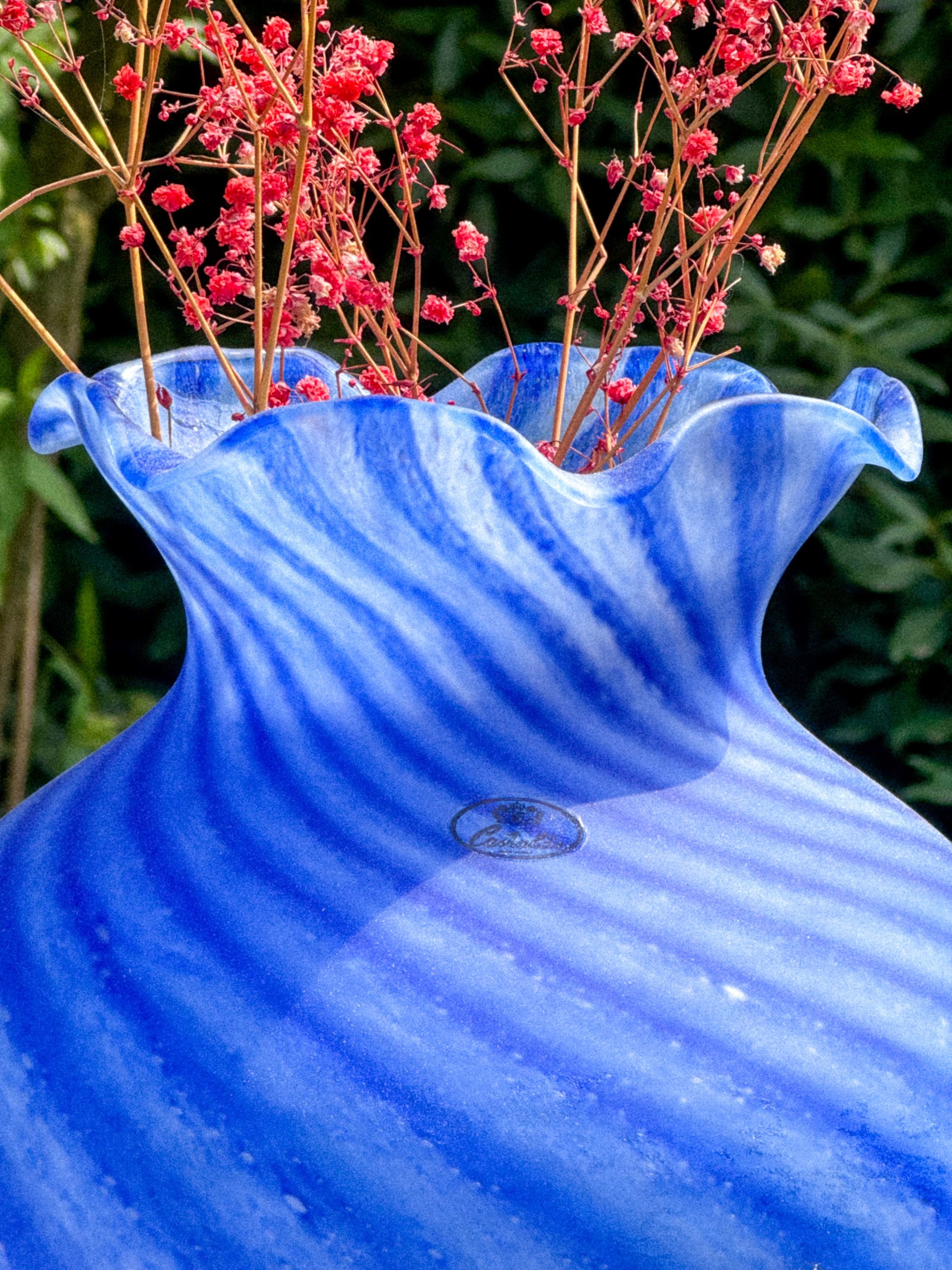 Large Italian glass vase