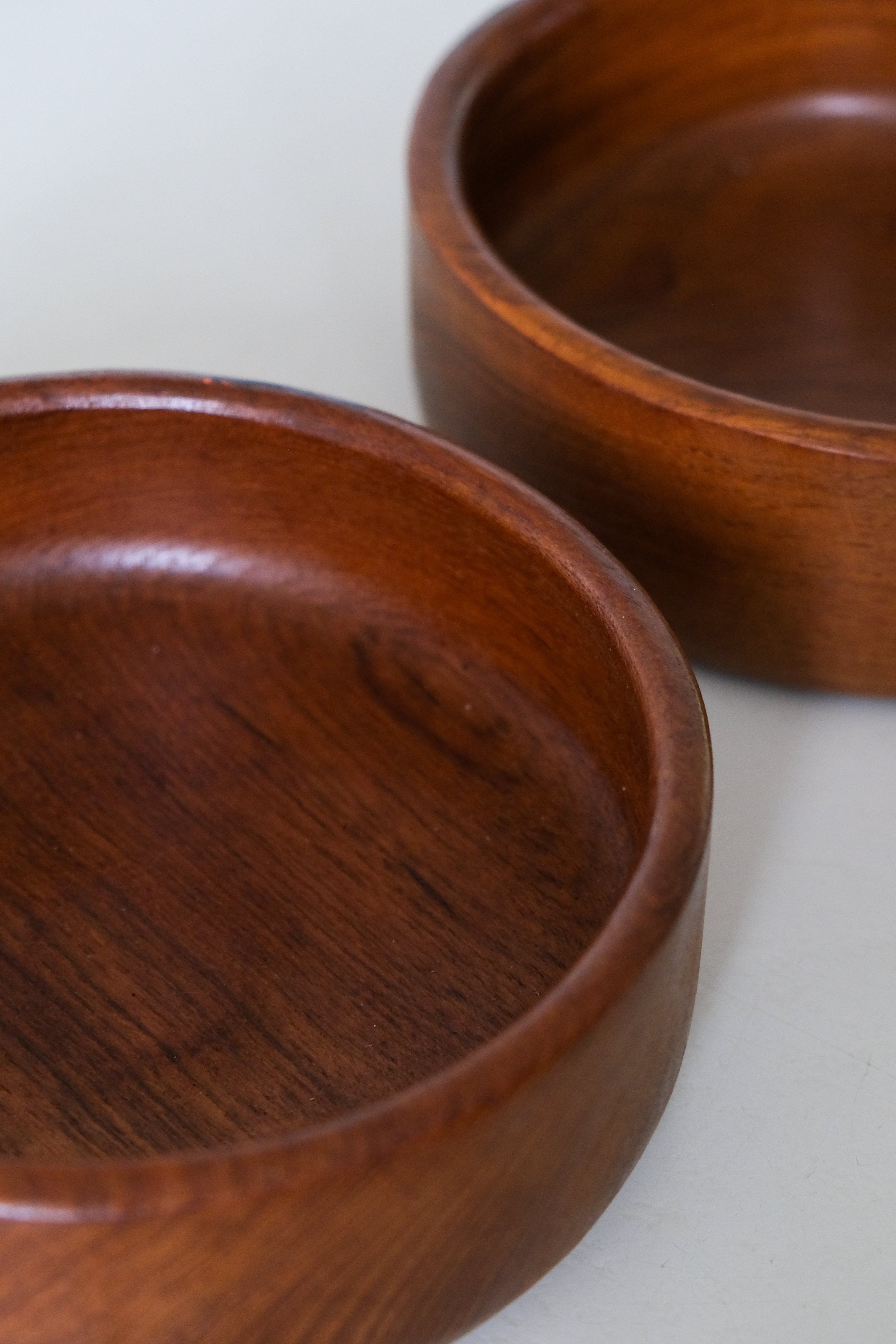 Teak wood bowl