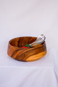 Acacia wood bowl