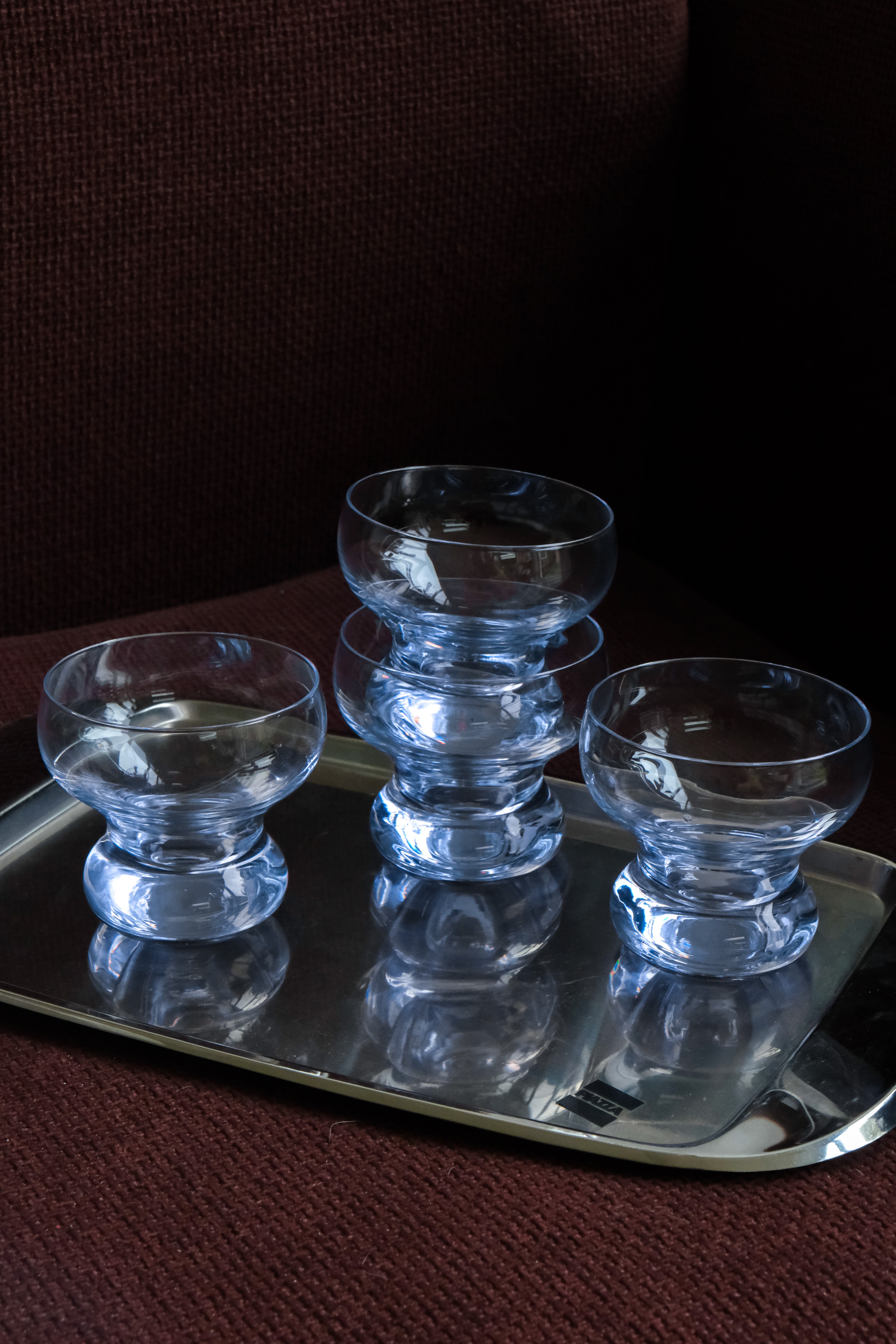 Set of four alexandrite coupes