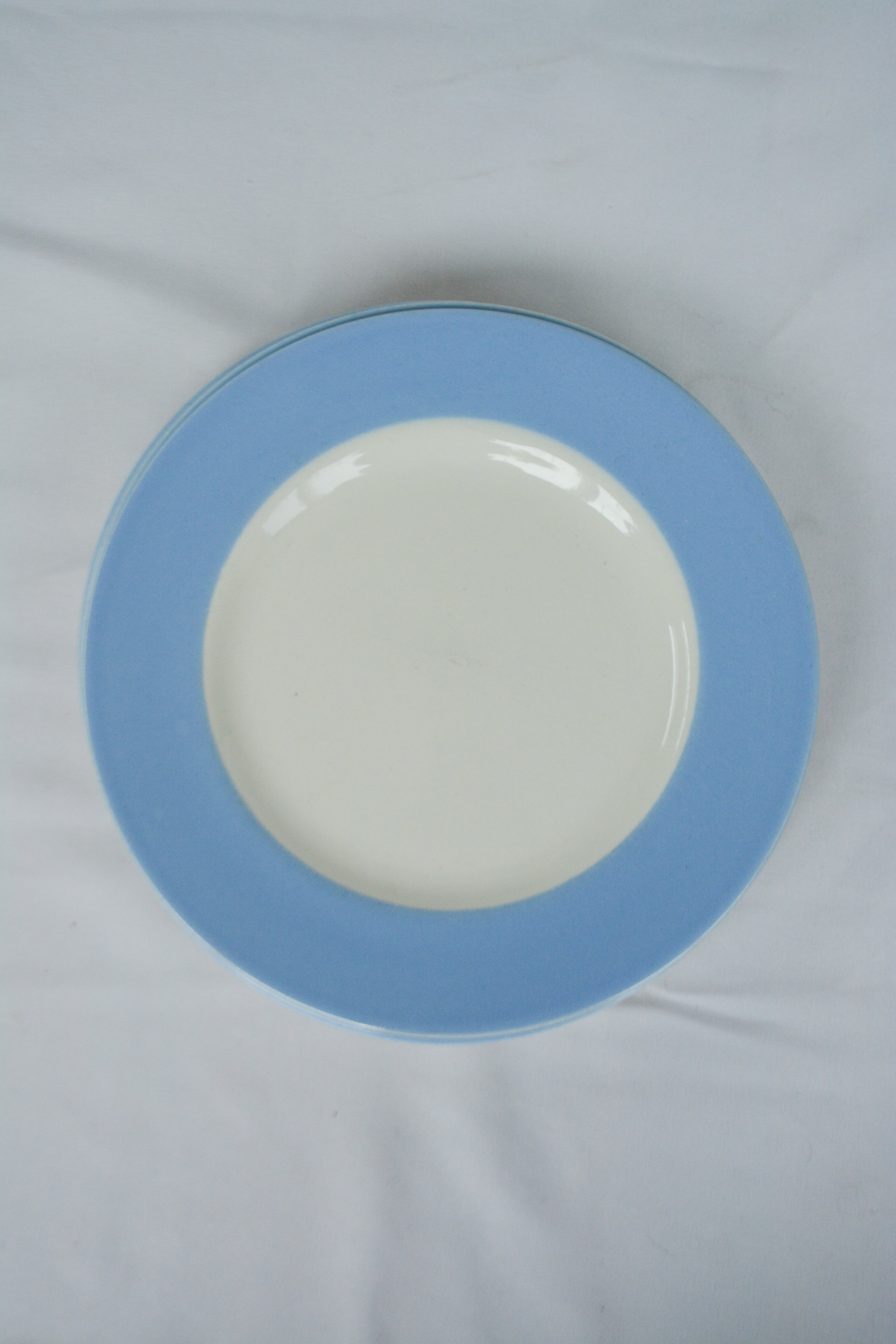 Set of four breakfast plates