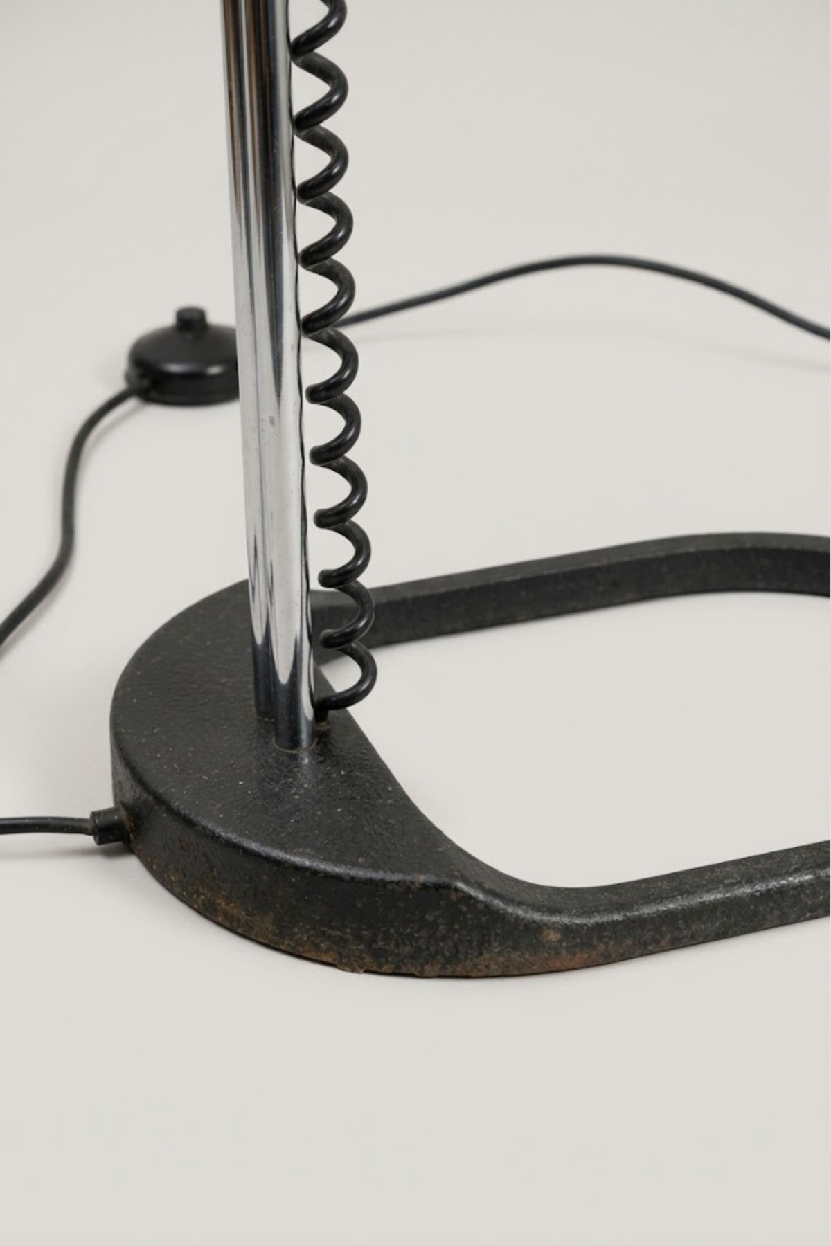 Floor lamp with dome shade, 1970s by Staff