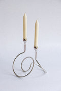 Curly candle holder