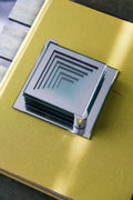 Mirrored glass coasters