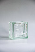 Glass block vase