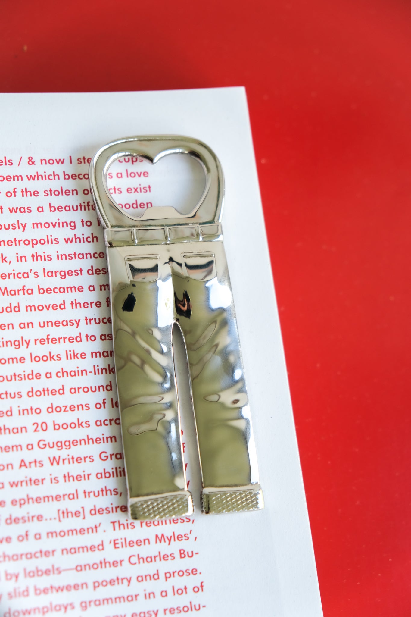 Jeans bottle opener
