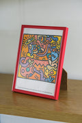 Keith Haring framed print