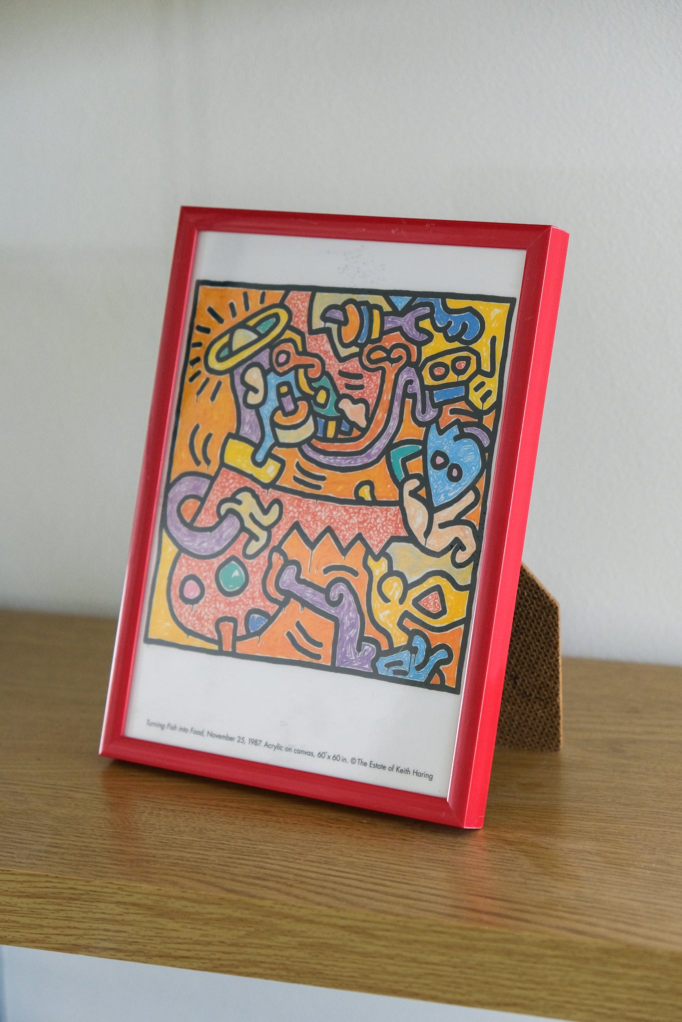 Keith Haring framed print
