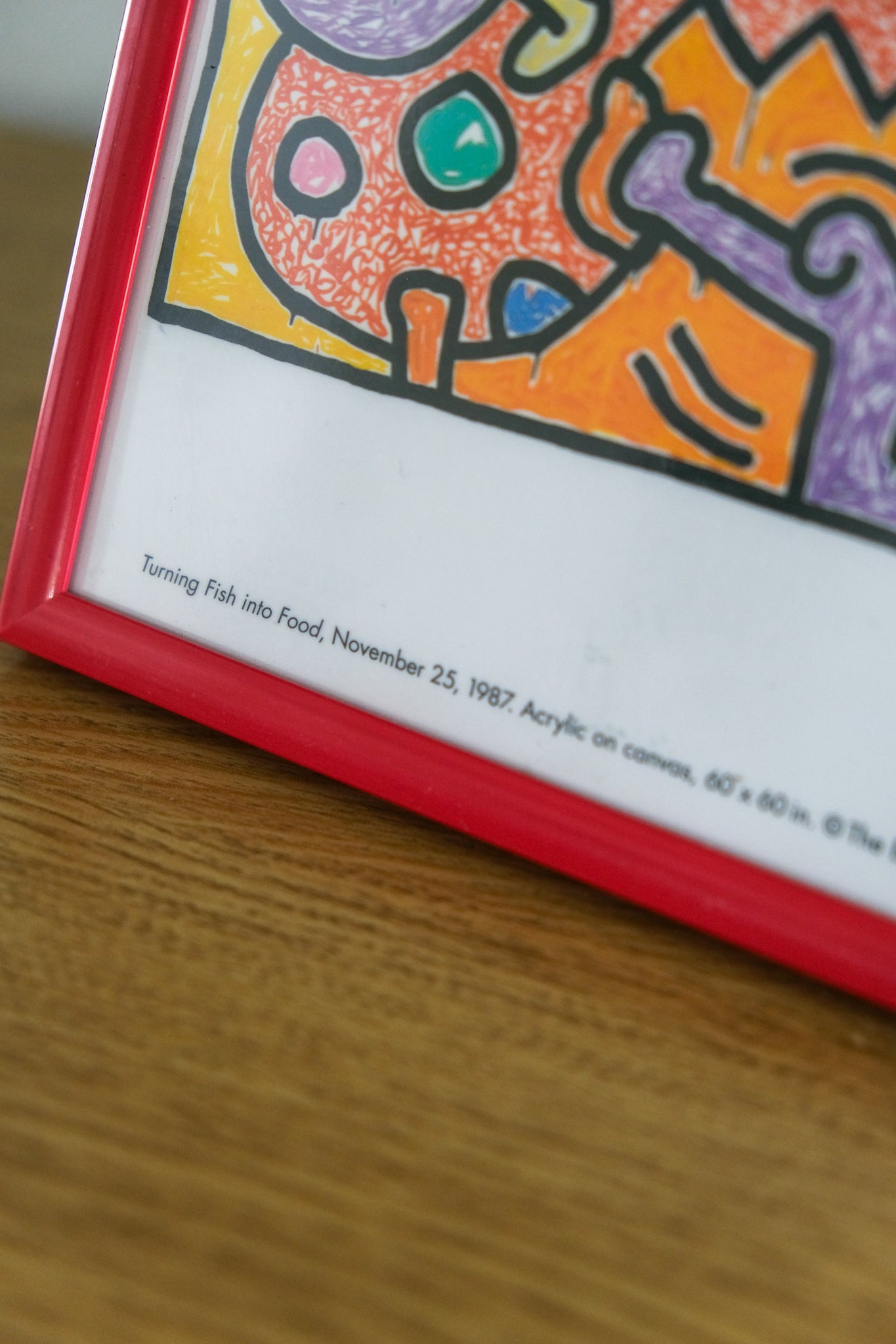 Keith Haring framed print