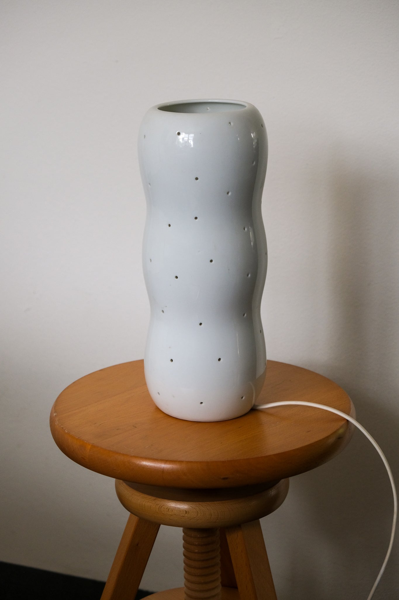 2002 IKEA porcelain lamp 'Dämsta'