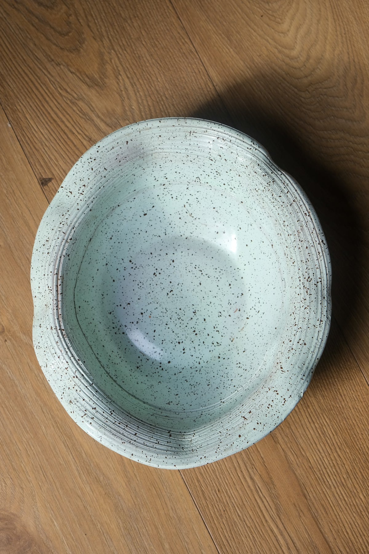 Speckled Italian studio pottery bowl