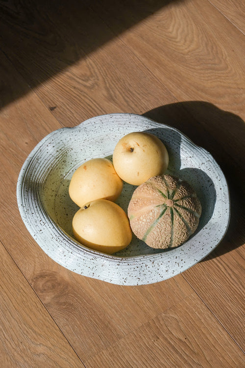 Speckled Italian studio pottery bowl