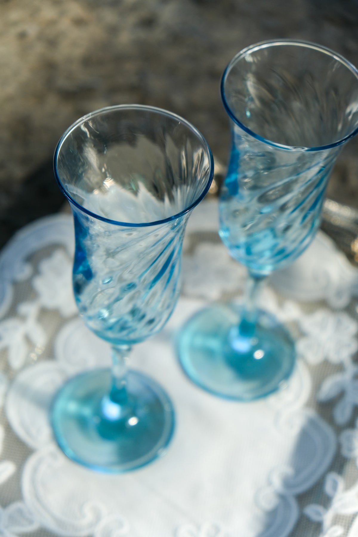 Italian Swirl Flutes -Sold Per Piece