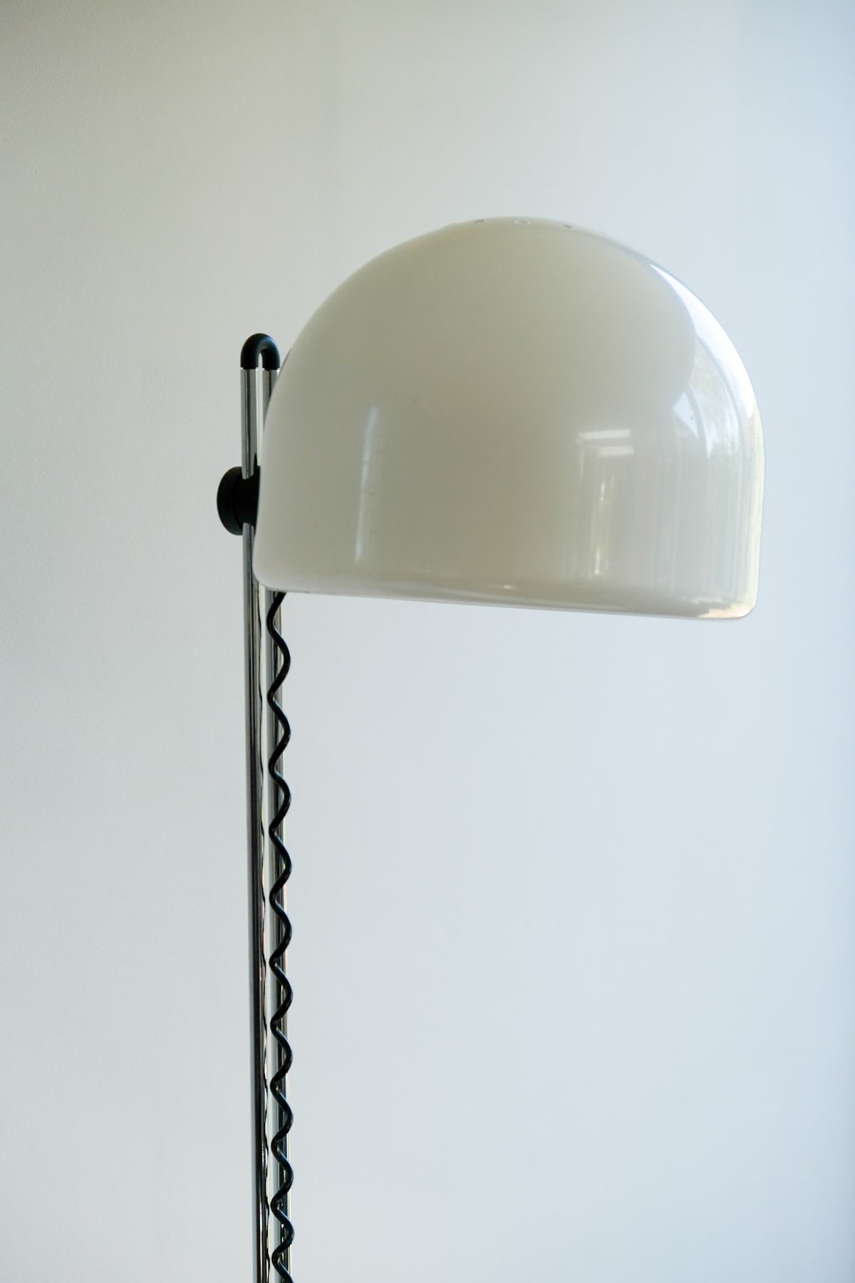 Floor lamp with dome shade, 1970s by Staff