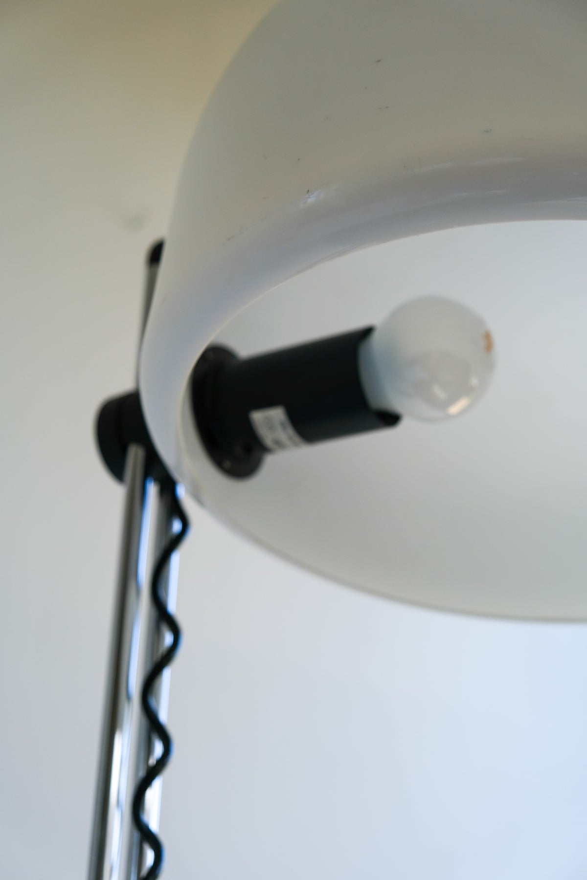 Floor lamp with dome shade, 1970s by Staff