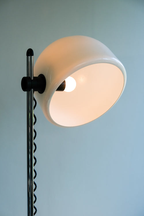 Floor lamp with dome shade, 1970s by Staff