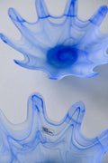 Blue glass bowl