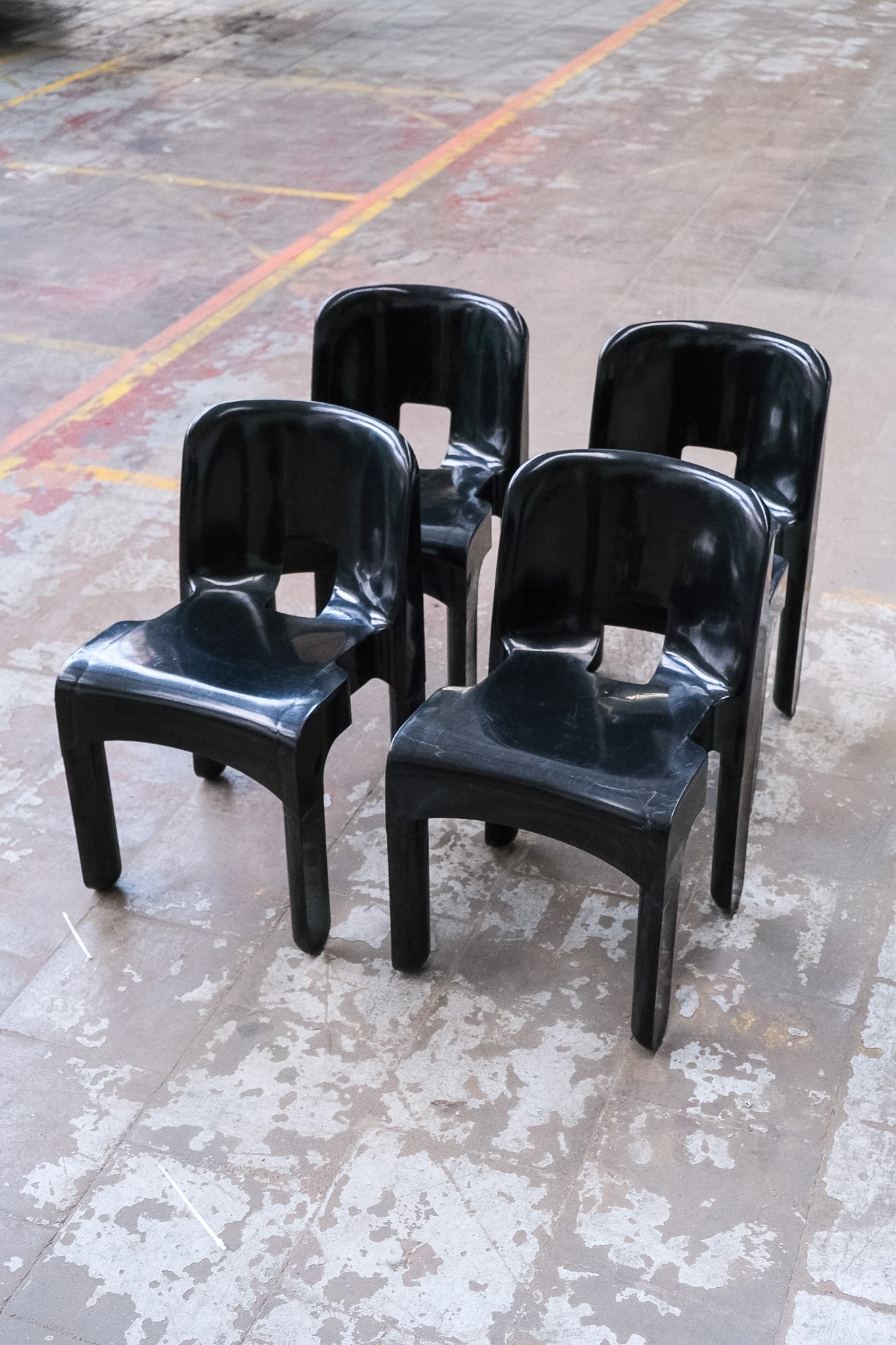 Joe Colombo for Kartell - 4 x Universale 4867 chairs