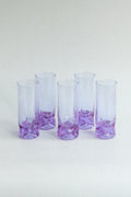 Set of five alexandrite glasses