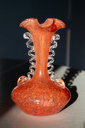 Glass art vase